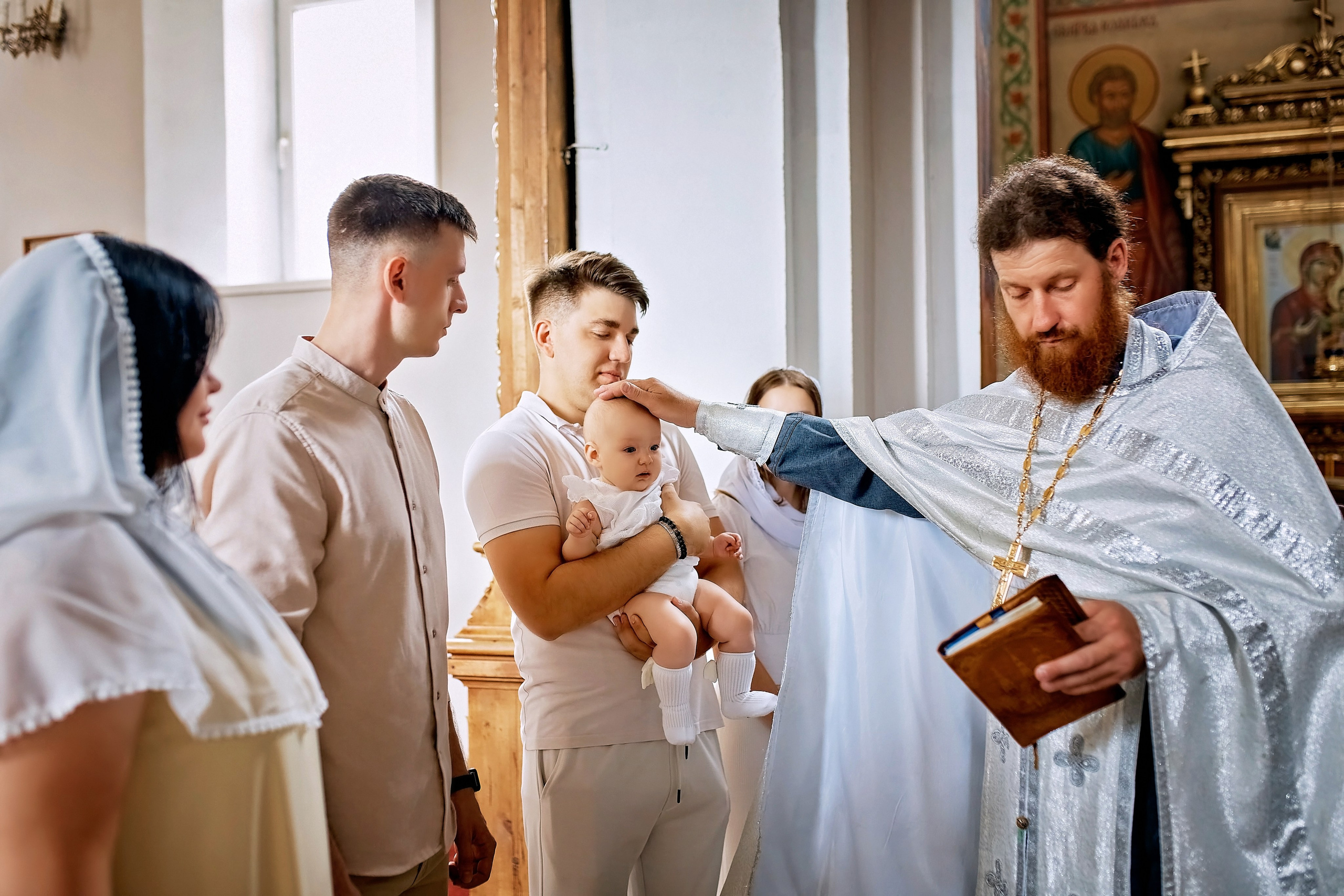 Таинство Крещения Александро-Невский храм. Фотограф на Крещение и Венчание в Барнауле
