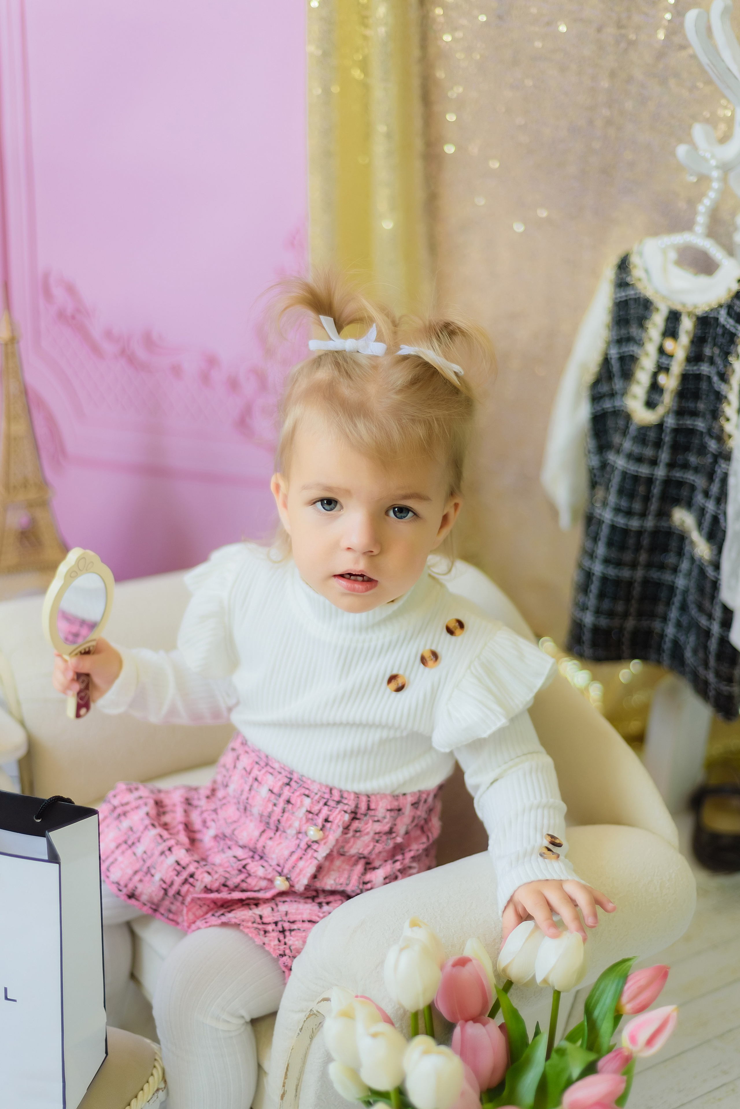 Детская фотосессия «Париж» Аделина. Детский Фотограф |Фотограф на годик в Брянске Ирина Романова