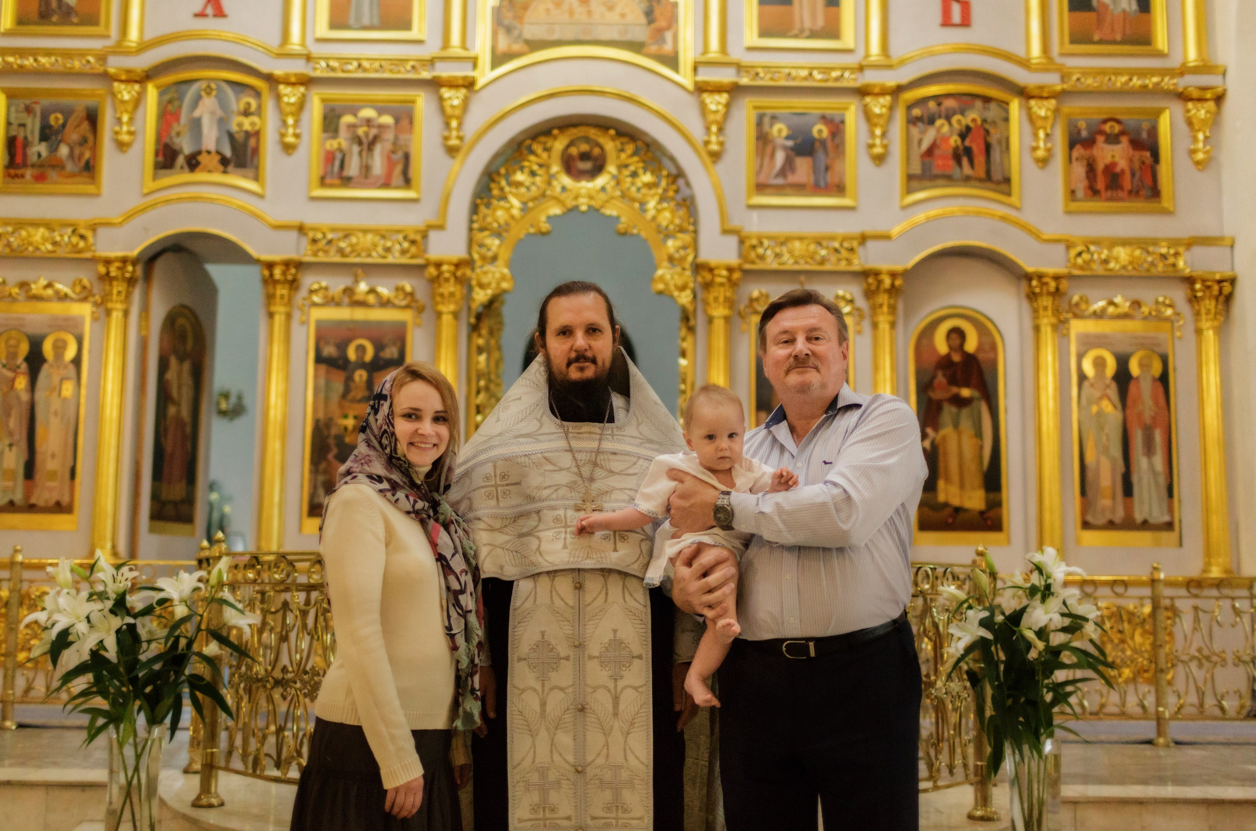 Таинство крещения Ивана. Фотограф Денис Гавриленков в Москве