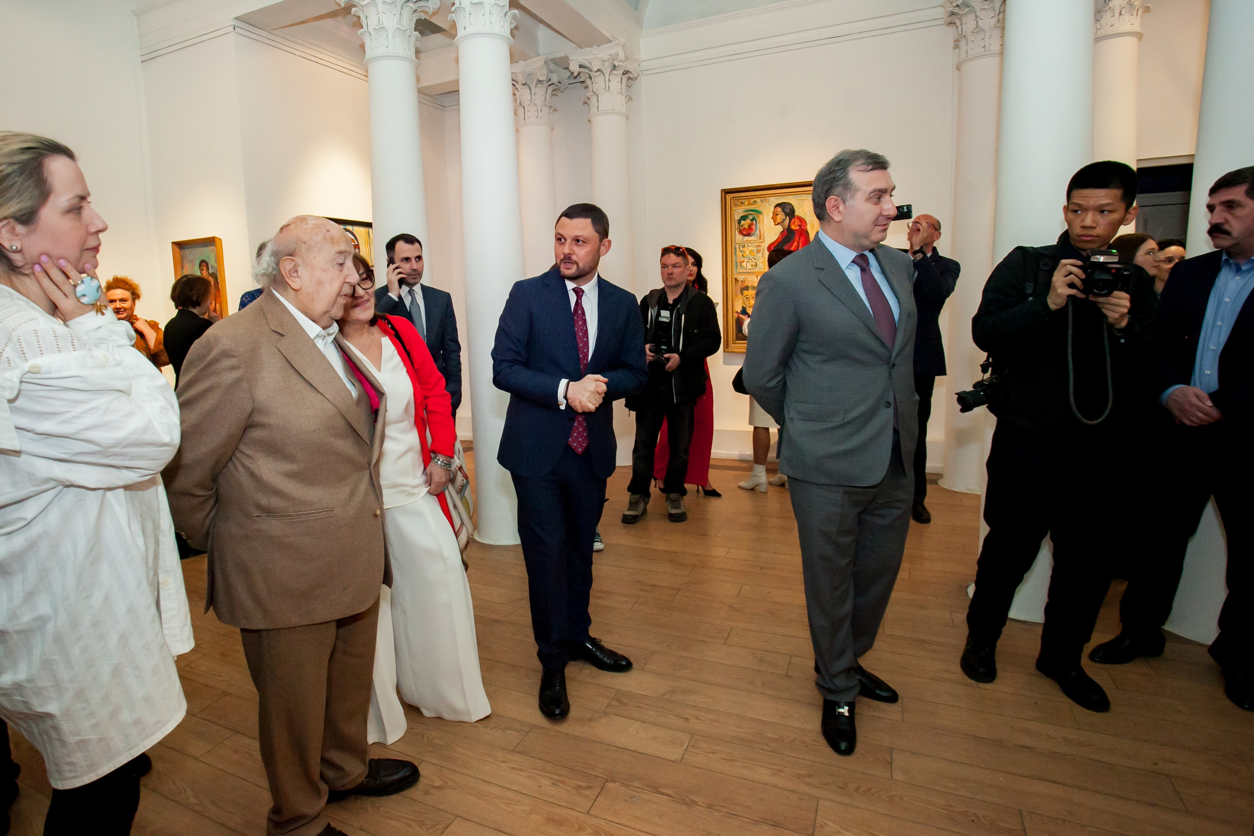 Открытие выставки Зураба Церетели. Art photographer Nino