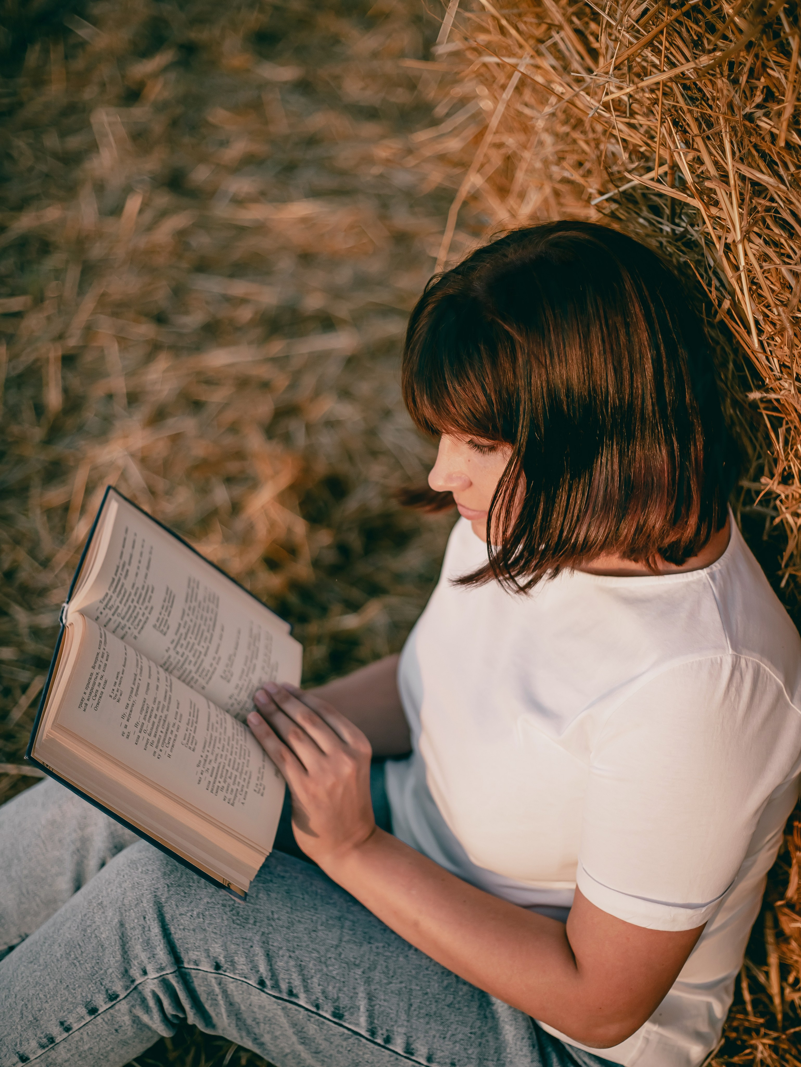 Марина_поле, стога. Фотограф Воронеж, Новая Усмань Мария Бублик