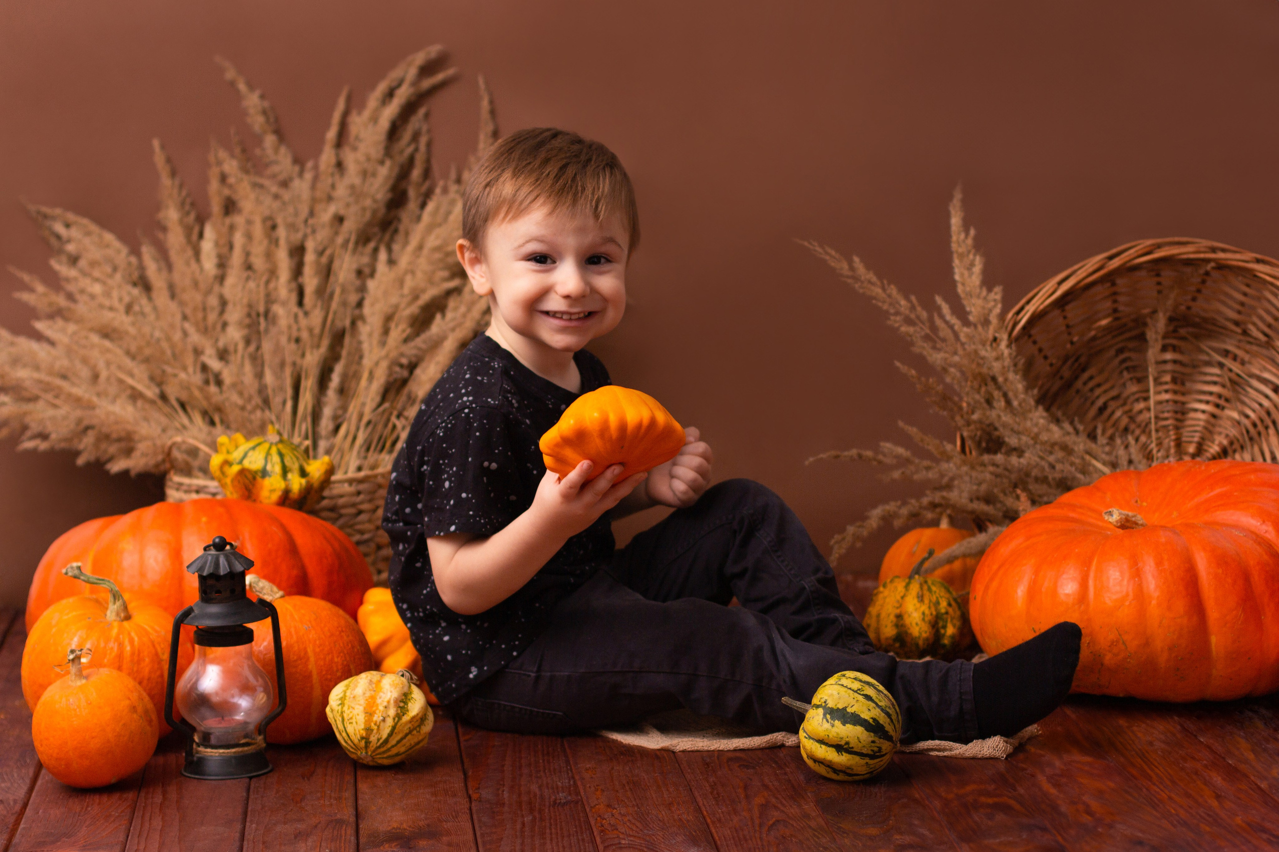 Фото-проекты (тыквенный, арбузный, весенний). Детский и семейный фотограф в Москве и МО