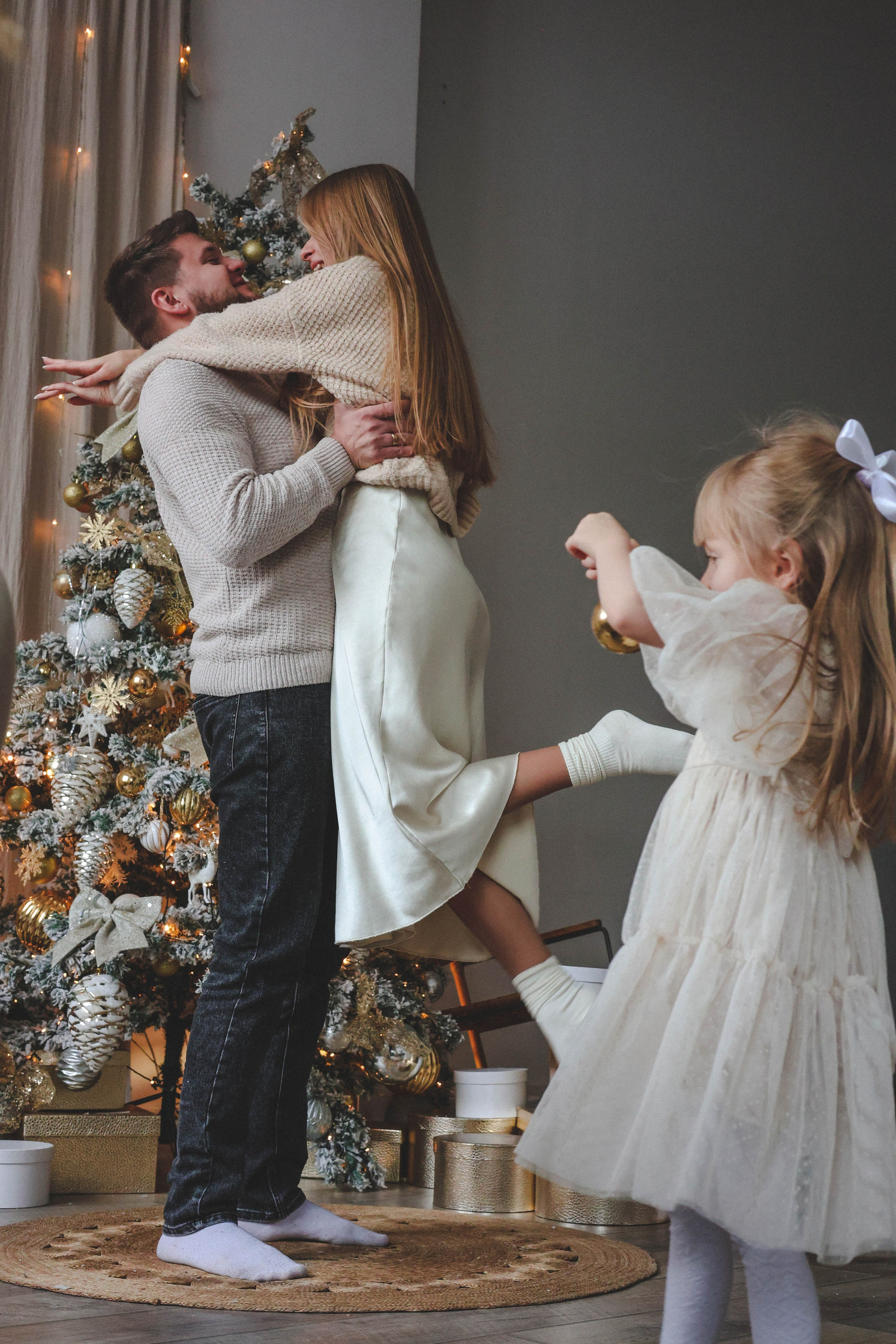 Новогодняя история «Кира и ее семья». Фотограф в Москве Анастасия Калинина