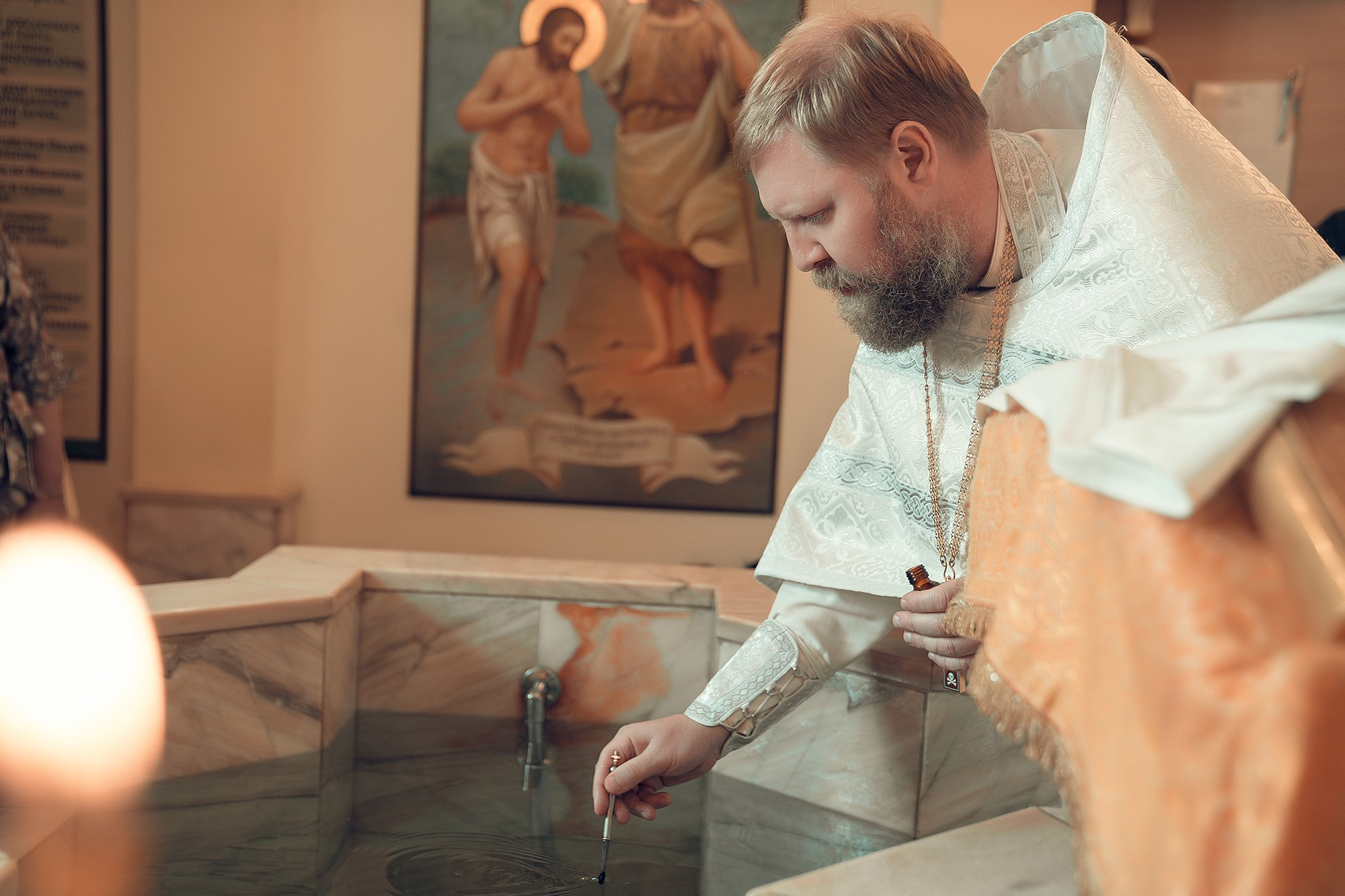 Таинство Крещения. Фотограф Елена Лунева