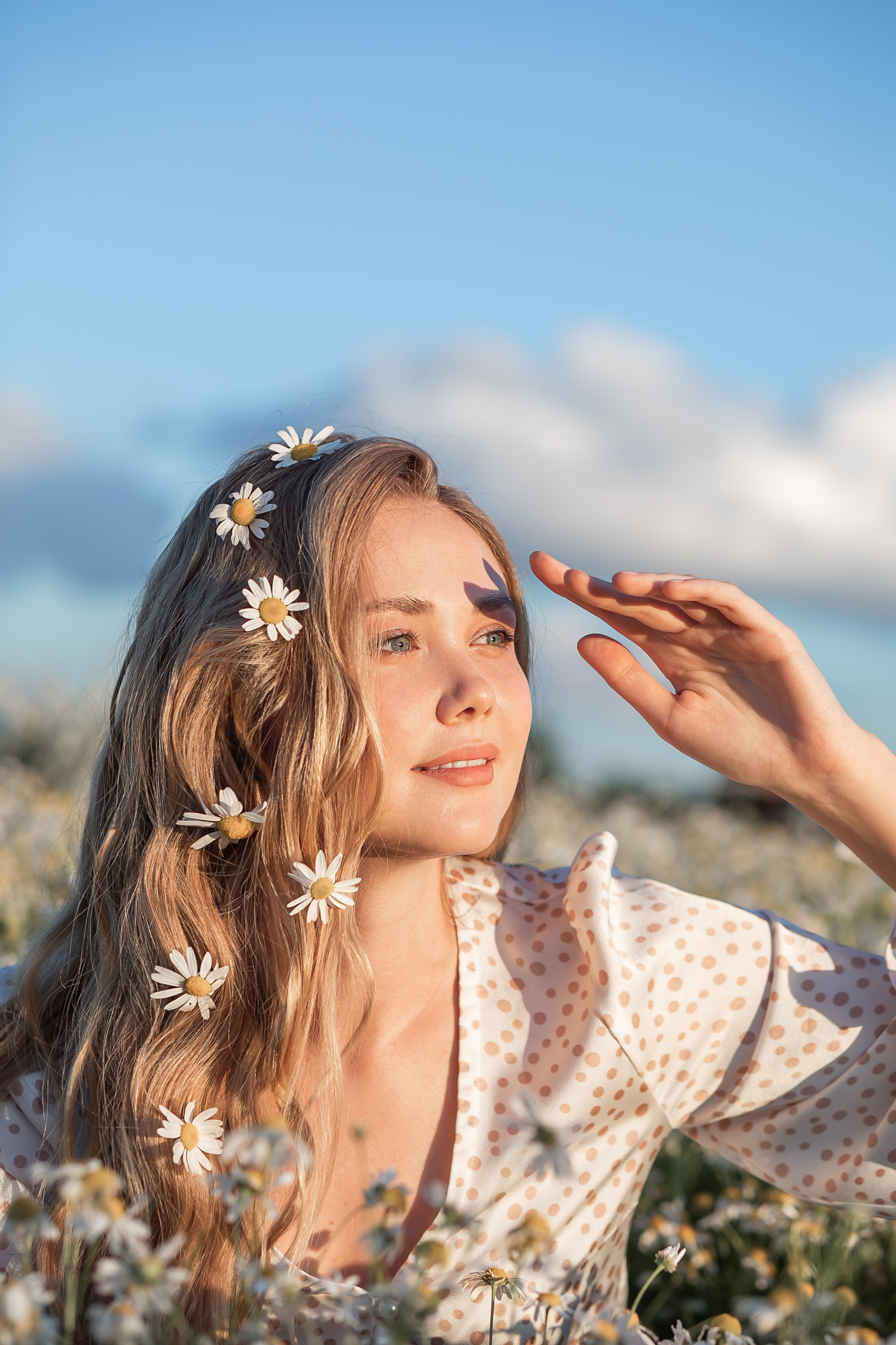 Алена. Фотодень в ромашках. Свадебный и семейный фотограф в Колпино и СПб Юлия Папанова