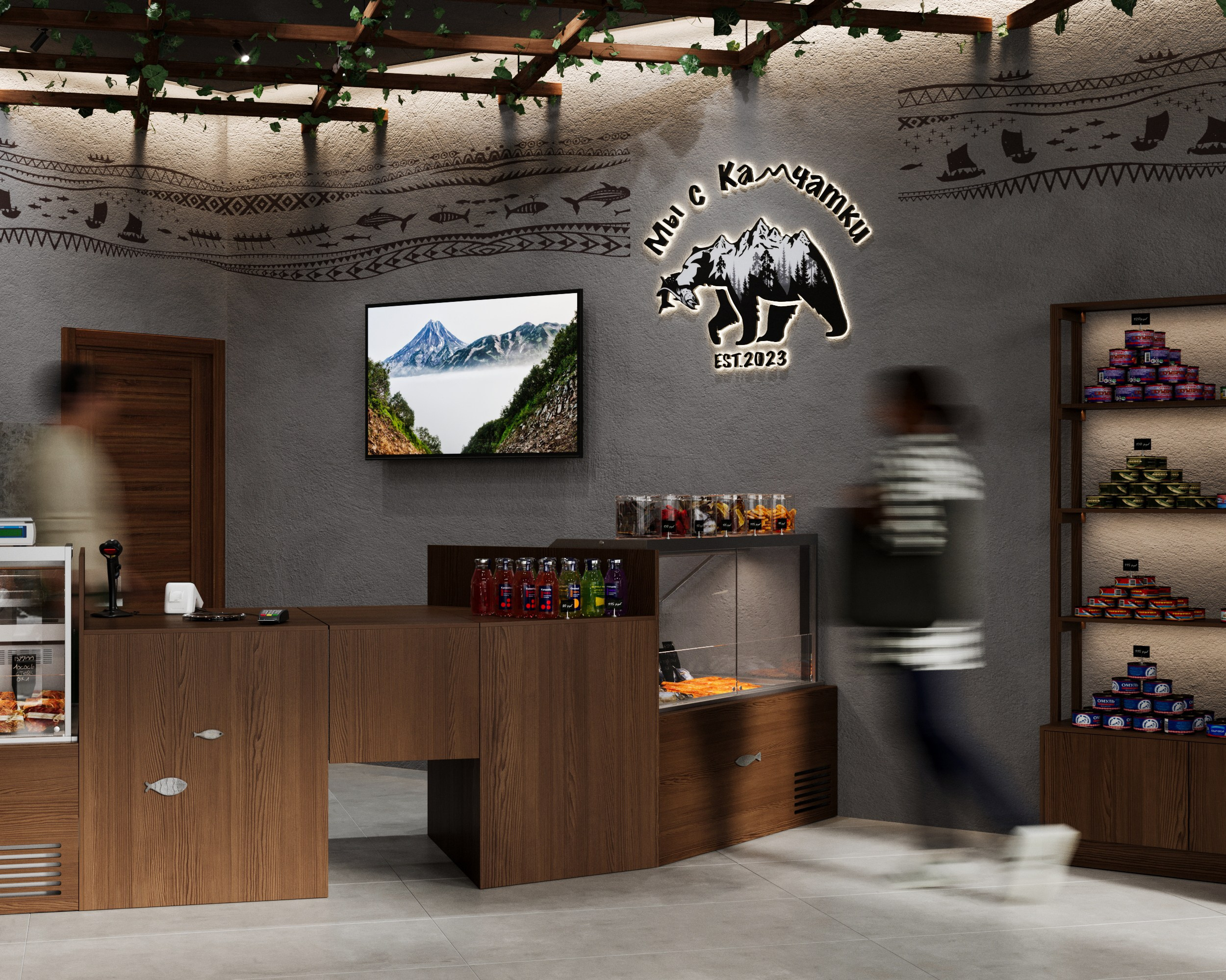 Магазин морепродуктов «Мы с камчатки». 3D визуализатор в Москве Сердюк Владислав