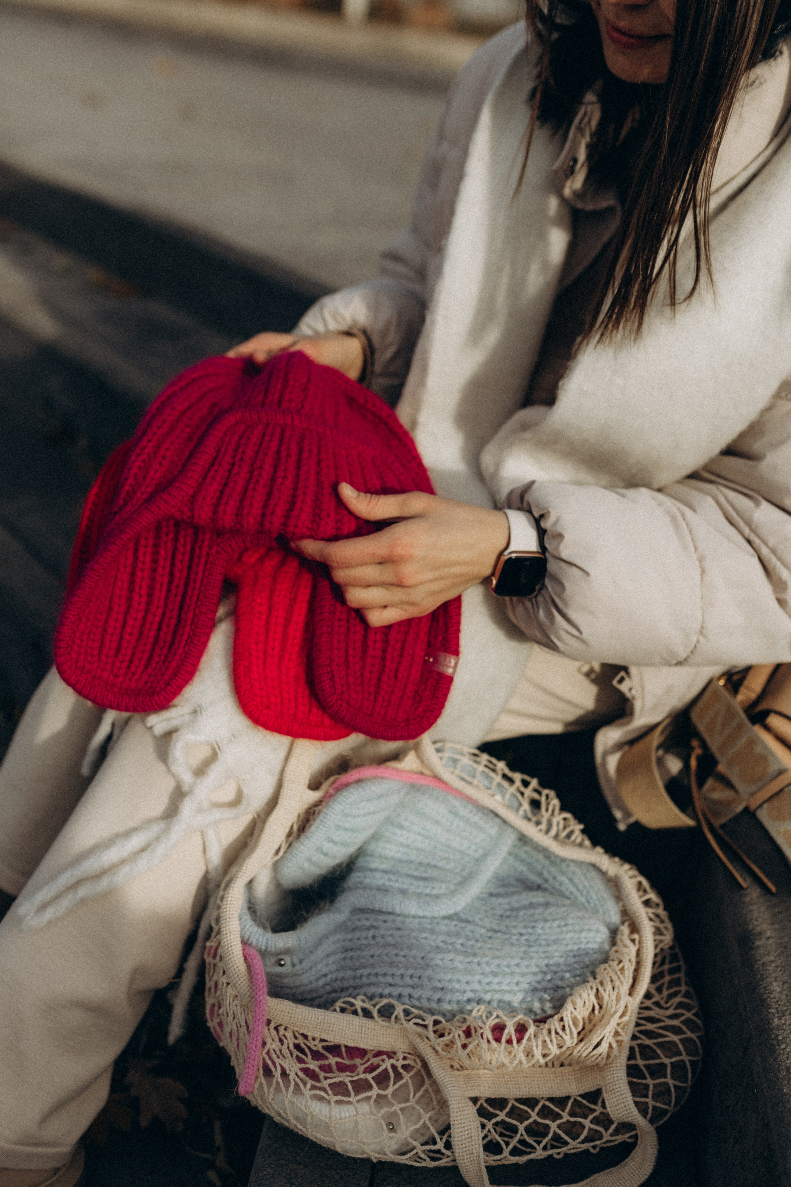 Полина. Вязальщица шапок. Фотограф НОГИНСК, Москва, Анастасия Белая