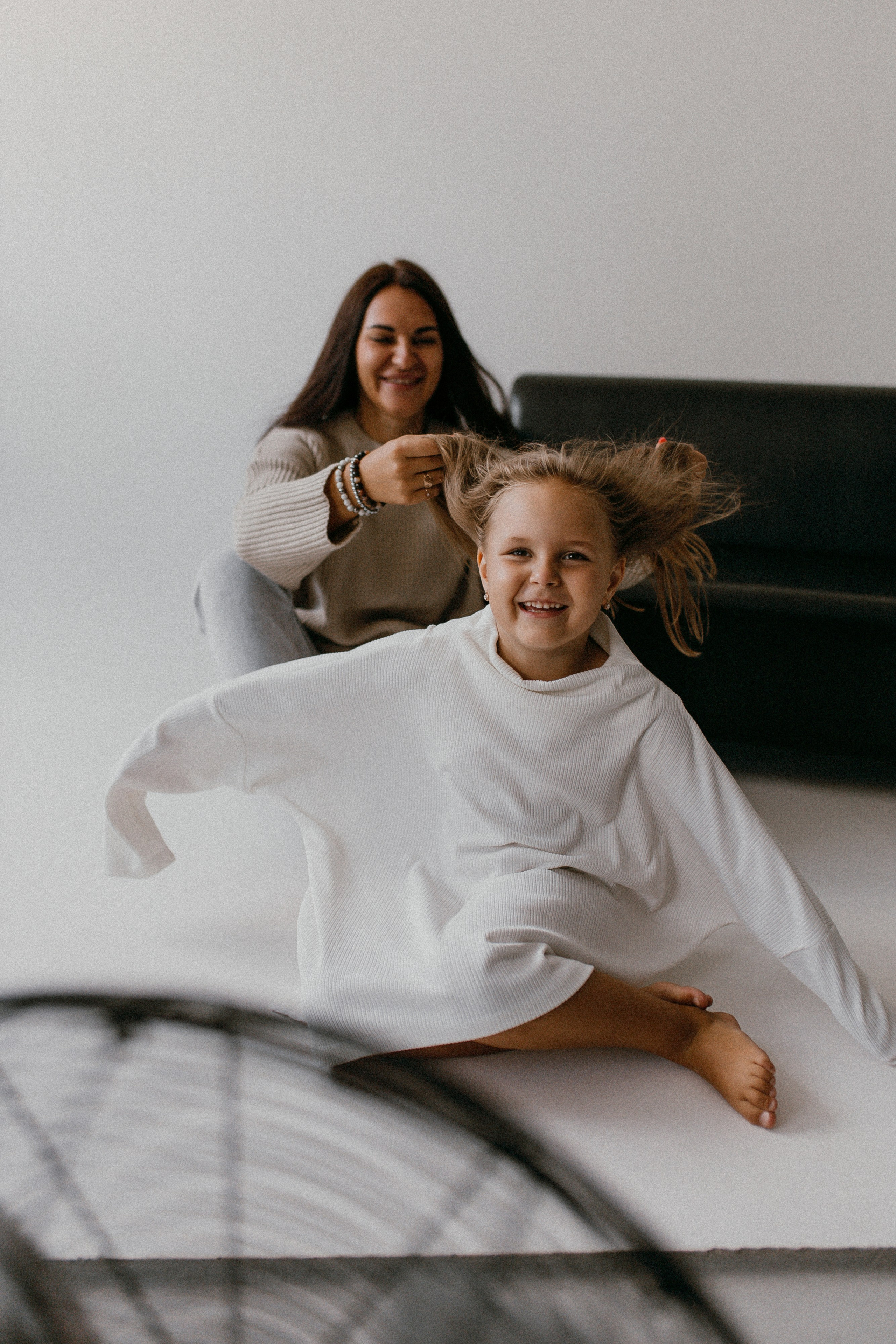 Есения и мама. Семейный фотограф Губкин/Старый Оскол