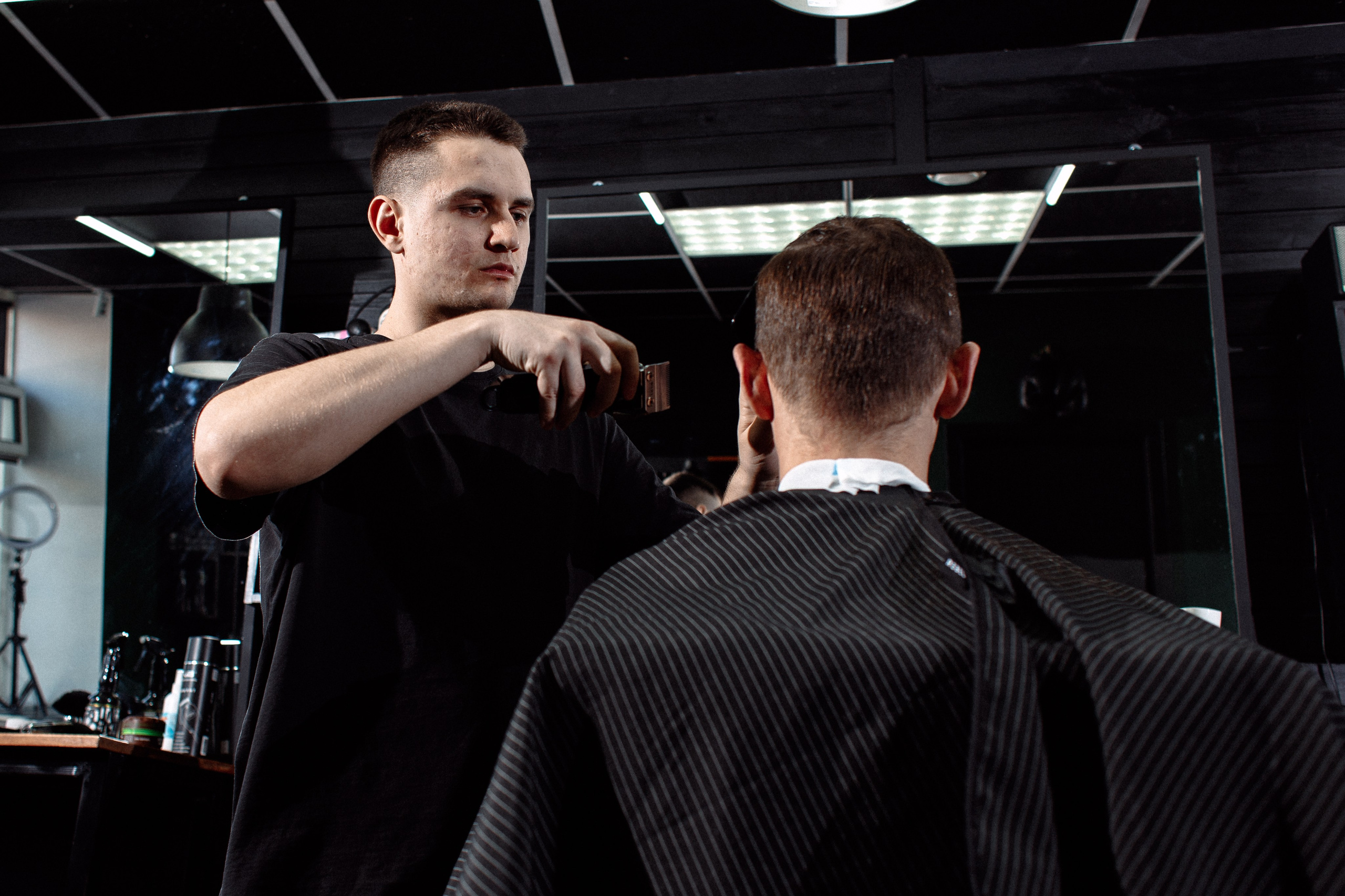 Съёмка барбершопа в Нижнем Новгороде.