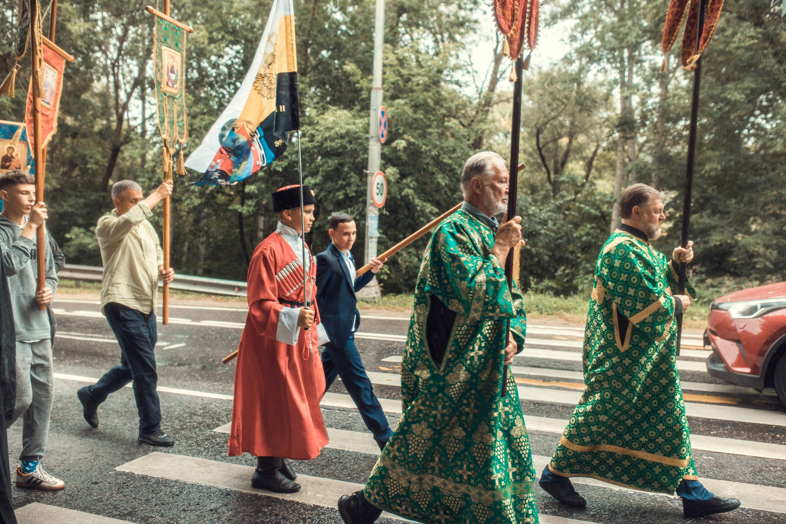 Крестный ход в честь второго обретения и перенесения мощей Саввы Сторожевского.Звенигород. Артеменкова Анна Фотограф