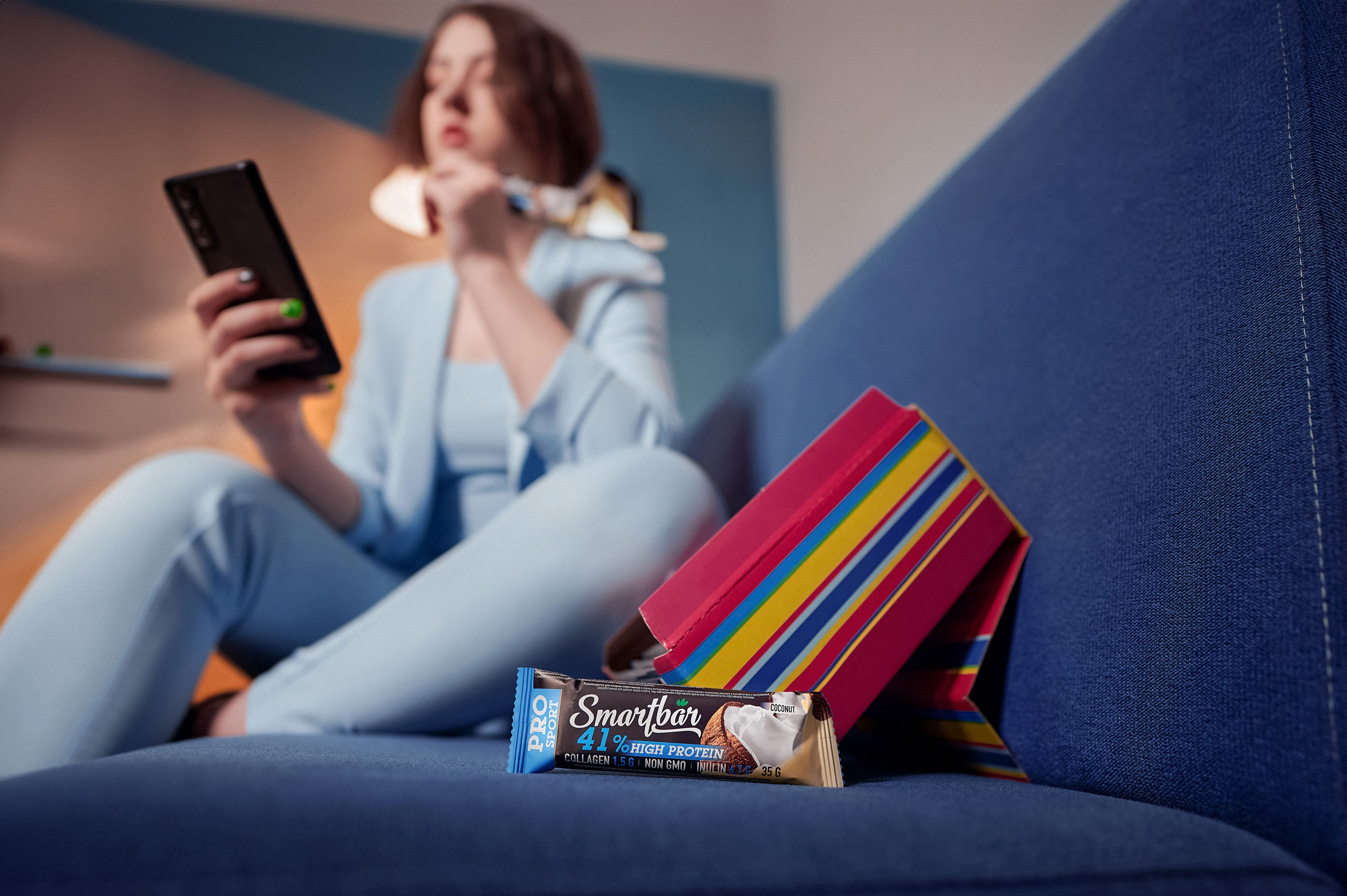 Кейс по рекламной фотосъёмке: протеиновые батончики «Smart Bar». Фотограф Яковлев Роман — Красноярск