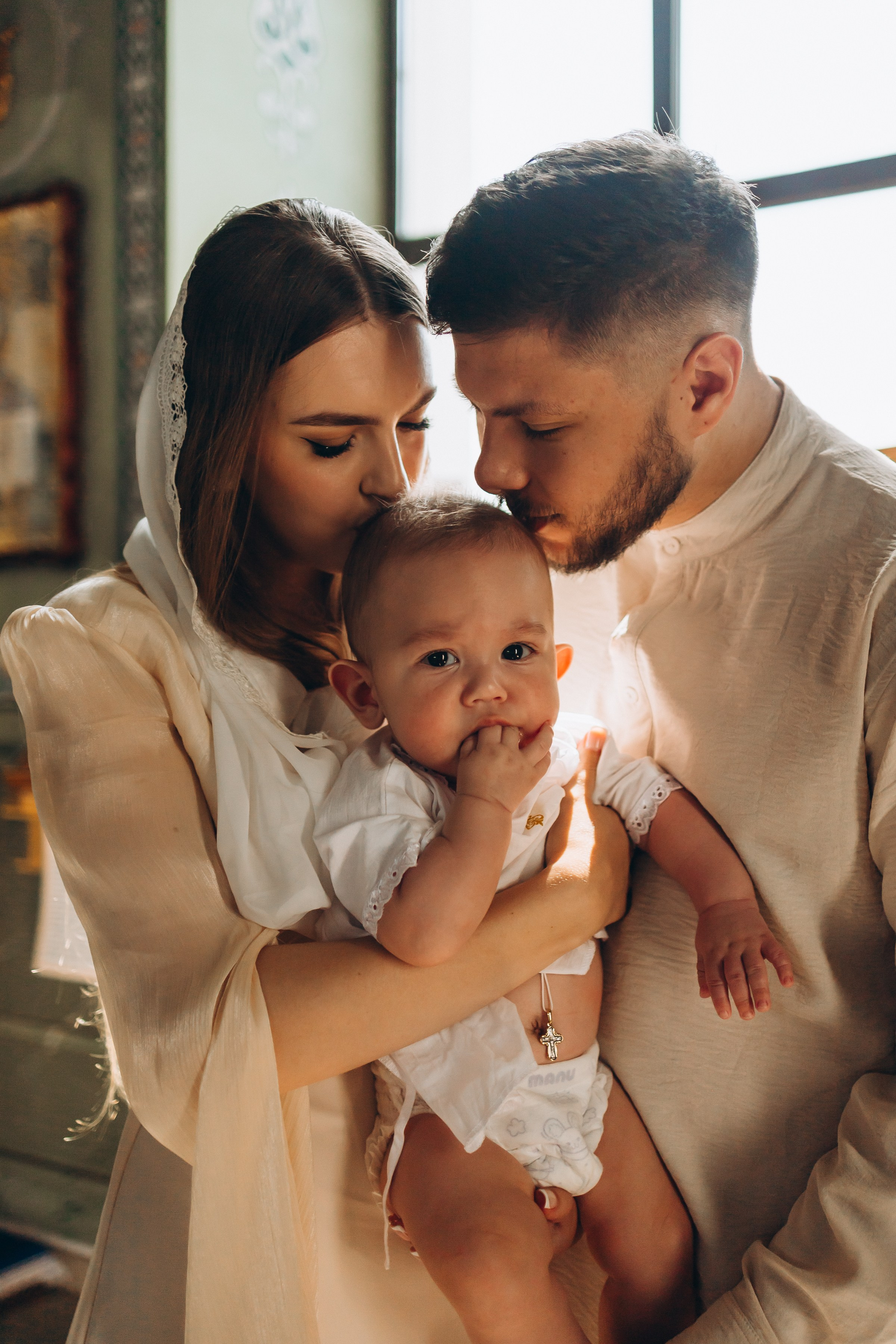 Крещение Родиона. Семейный фотограф в Волгодонске Краченцева Анна