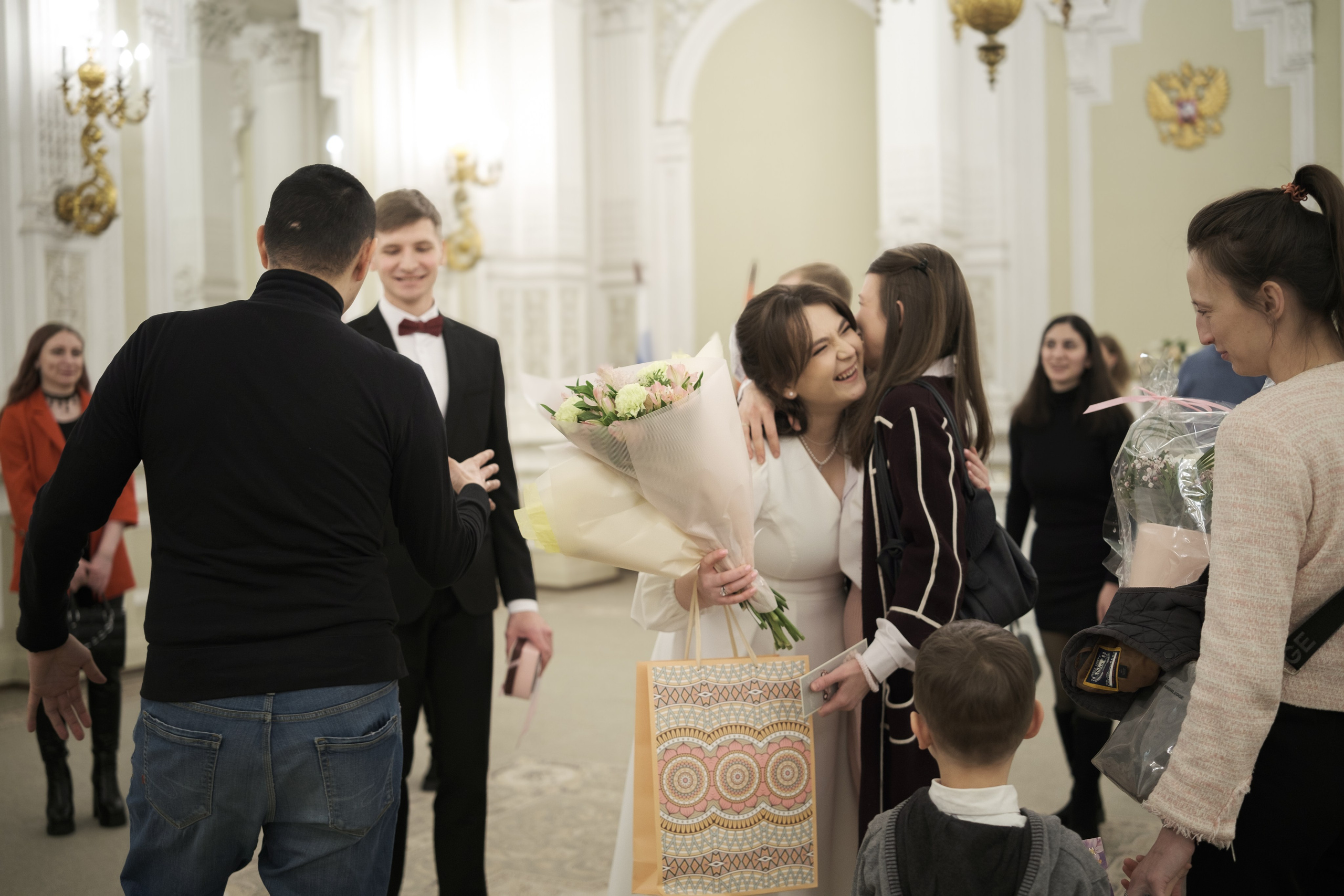 Дворец бракосочетания №1 - Фотосессия вечером в феврале в ЗАГСе