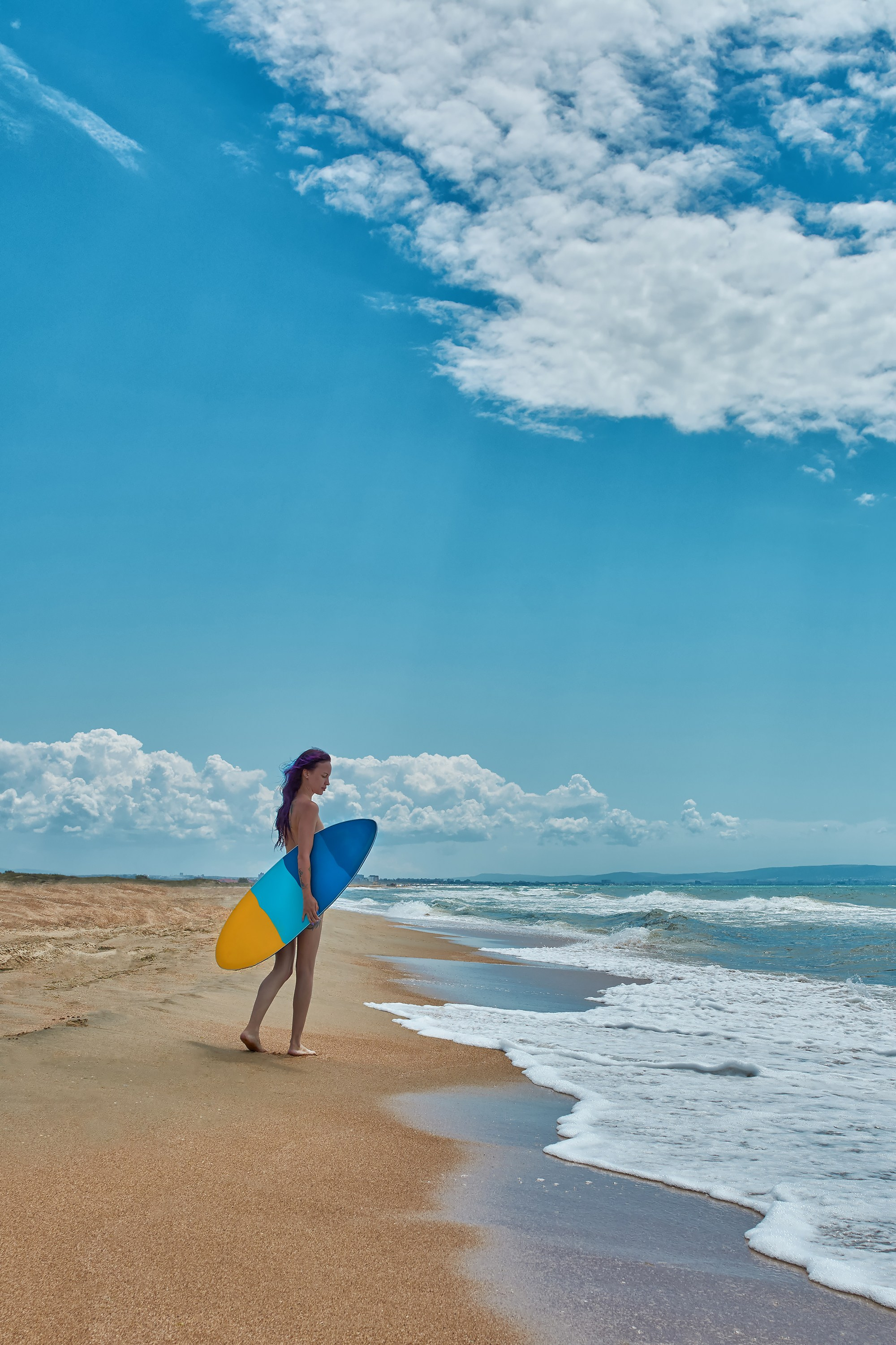 С человеком. Яркие фото на Чёрном море