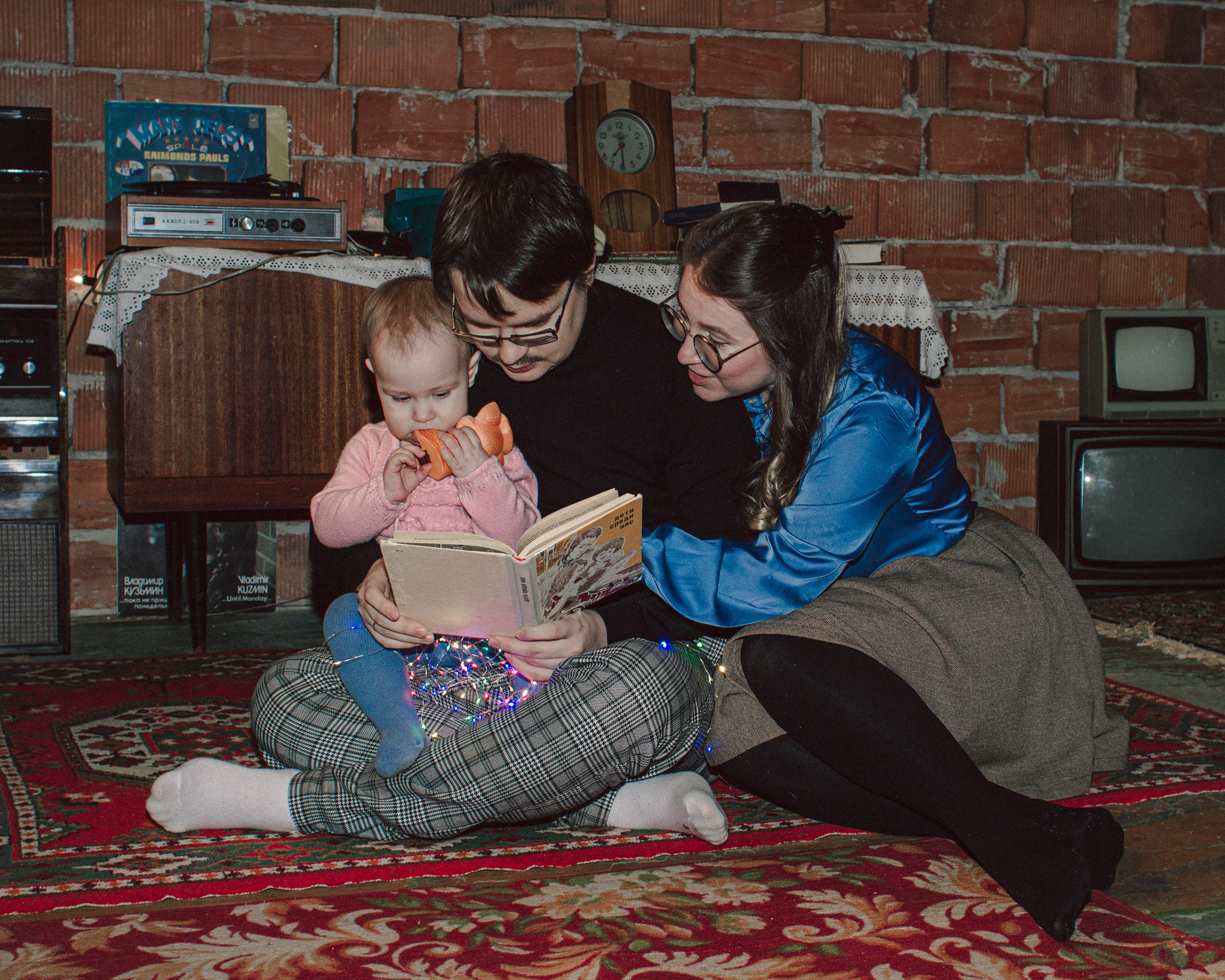 Семейная новогодняя фотосессия в стиле СССР в Нижнем Новгороде