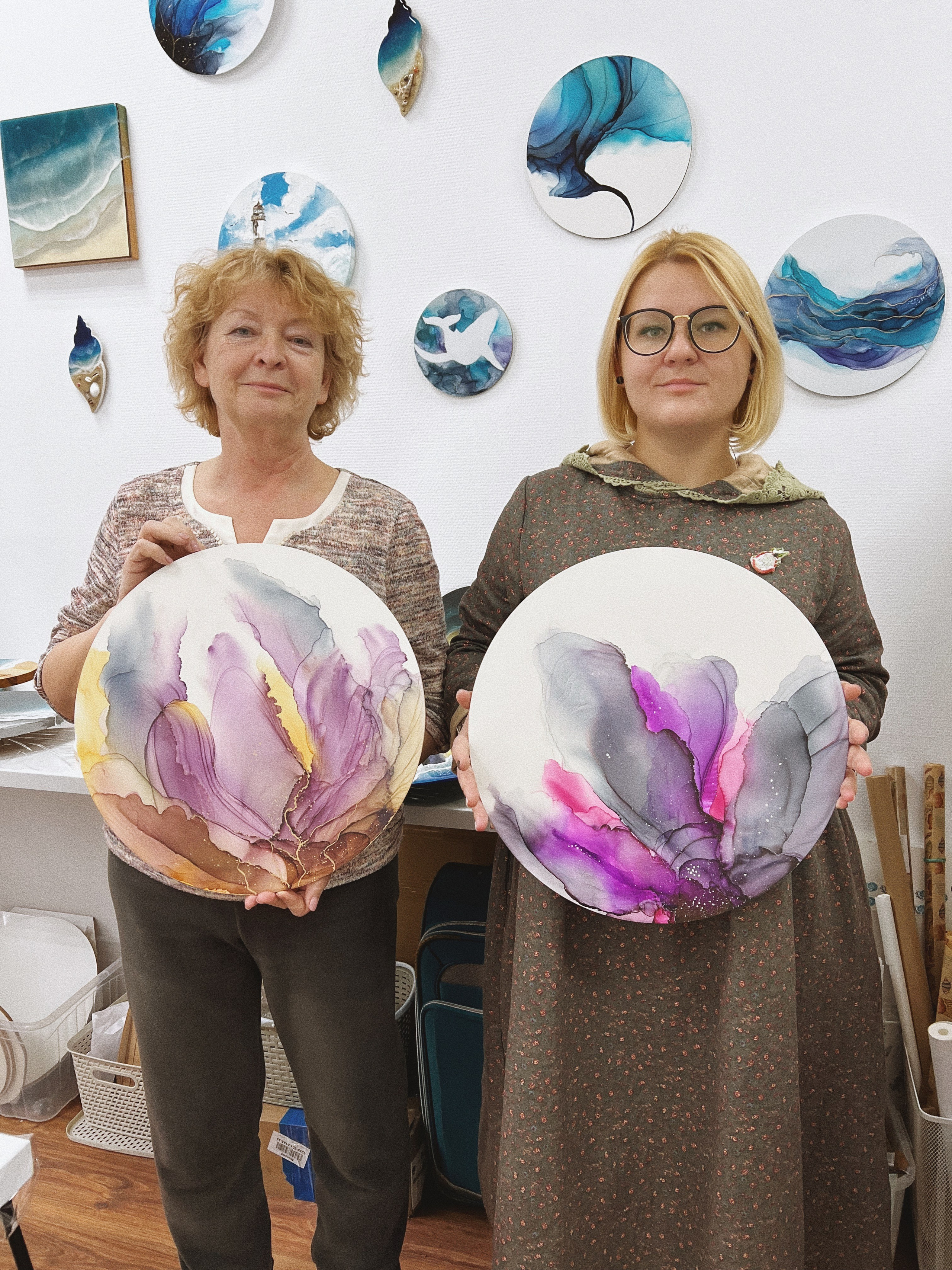 Мастер-классы. Seatales — эпоксидная смола и спиртовые чернила