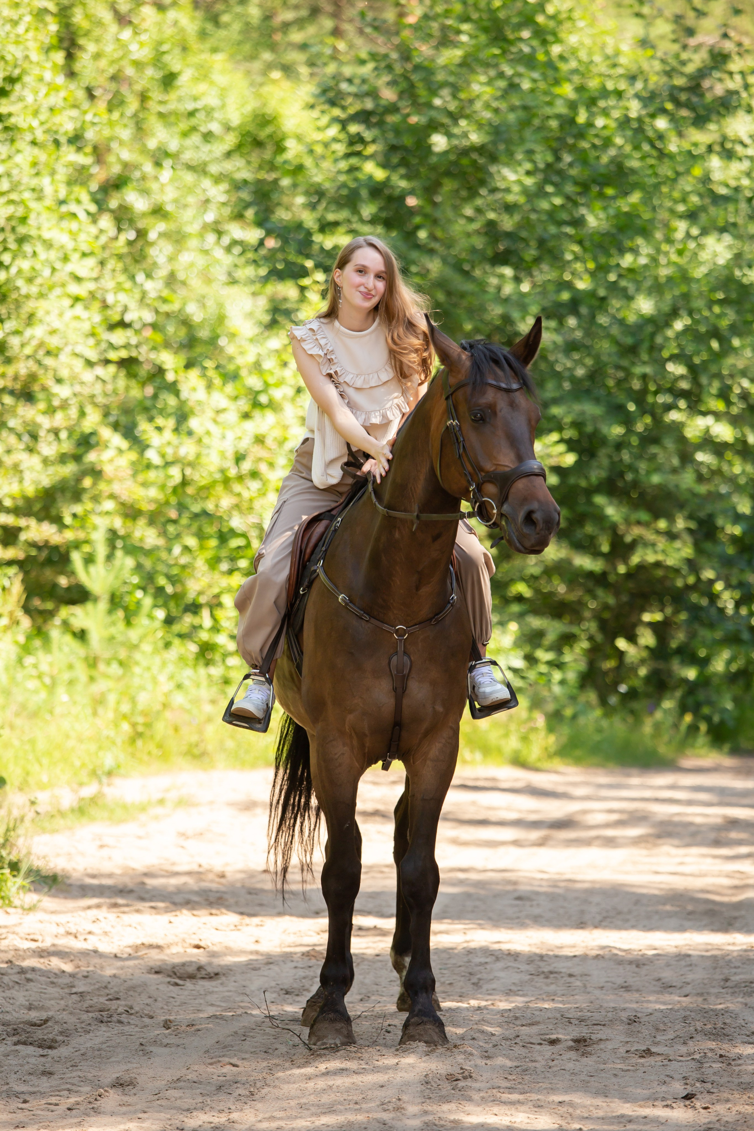 Фотопрогулки с Котиком. Конный фотограф в Санкт-Петербурге Анна Лебедева