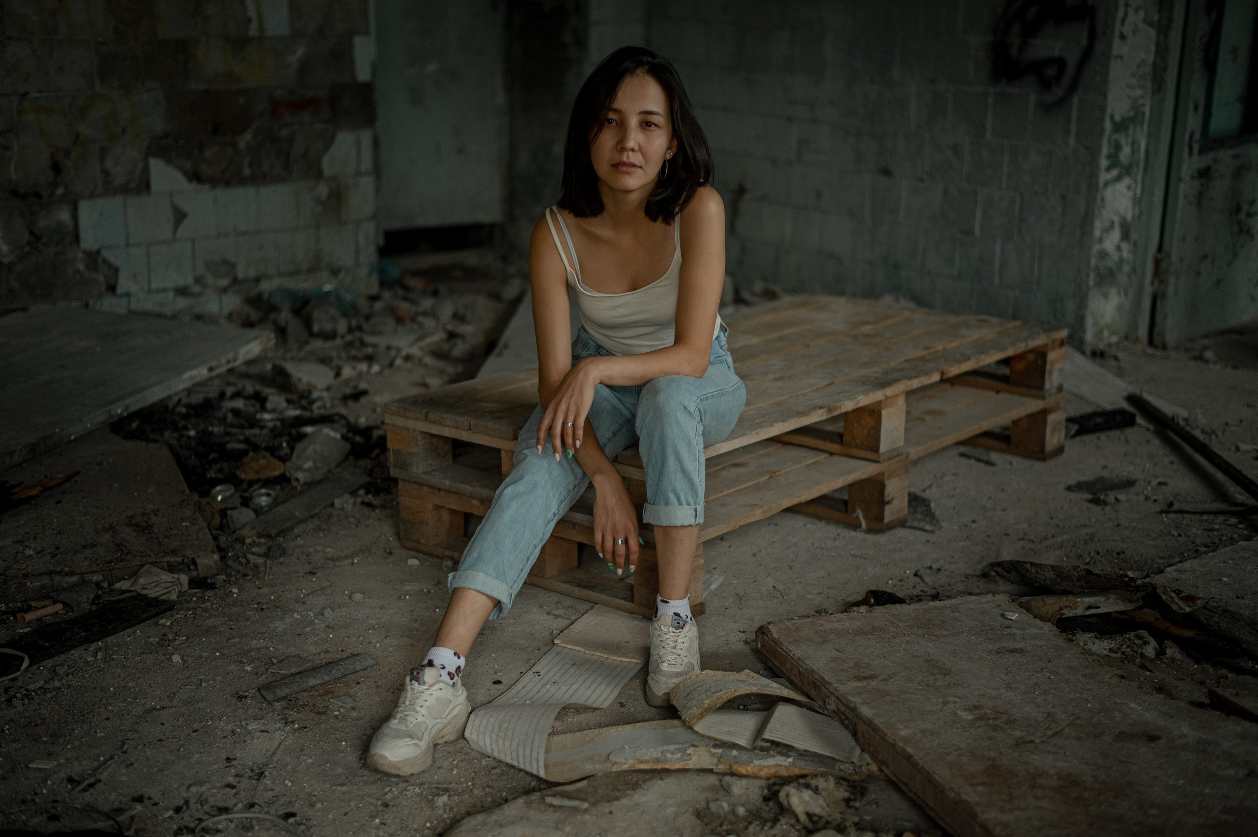 Ильмира на заброшке. Фотограф Нижний Новгород