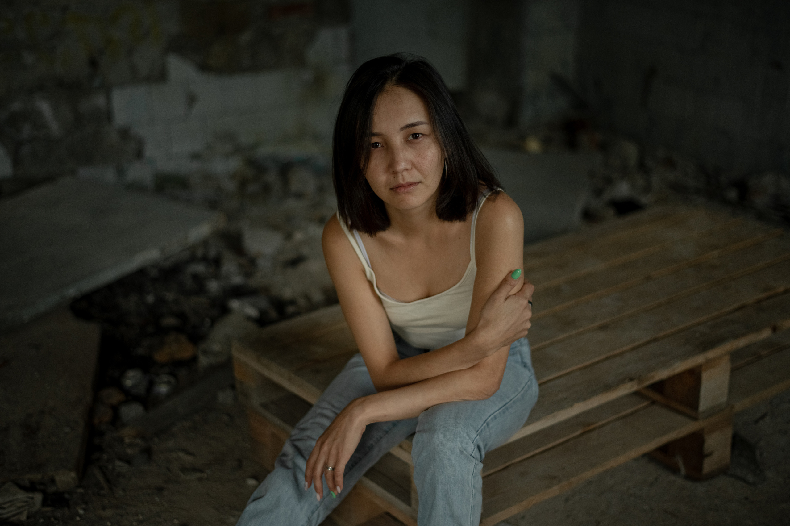 Ильмира на заброшке. Фотограф Нижний Новгород