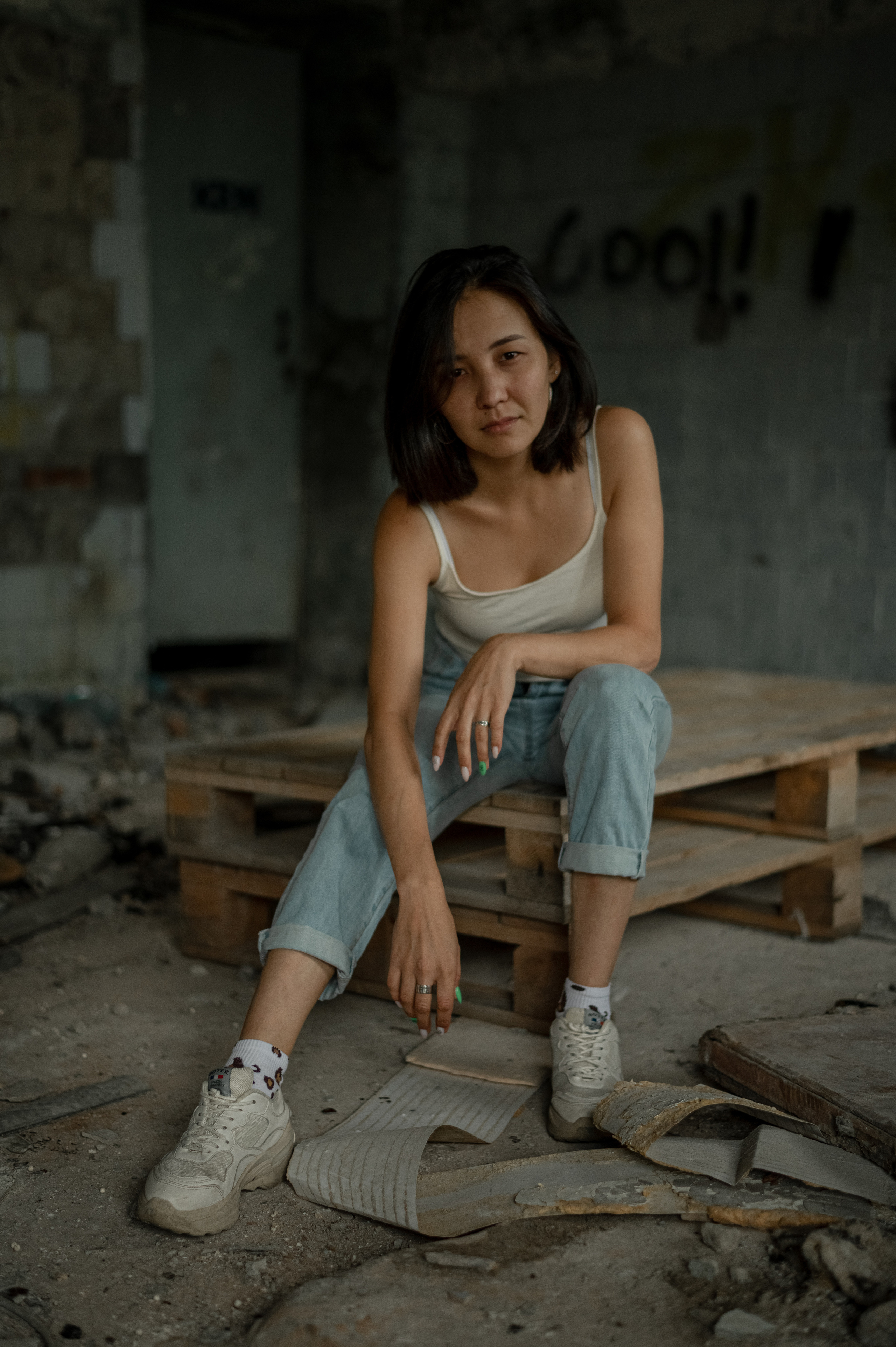 Ильмира на заброшке. Фотограф Нижний Новгород