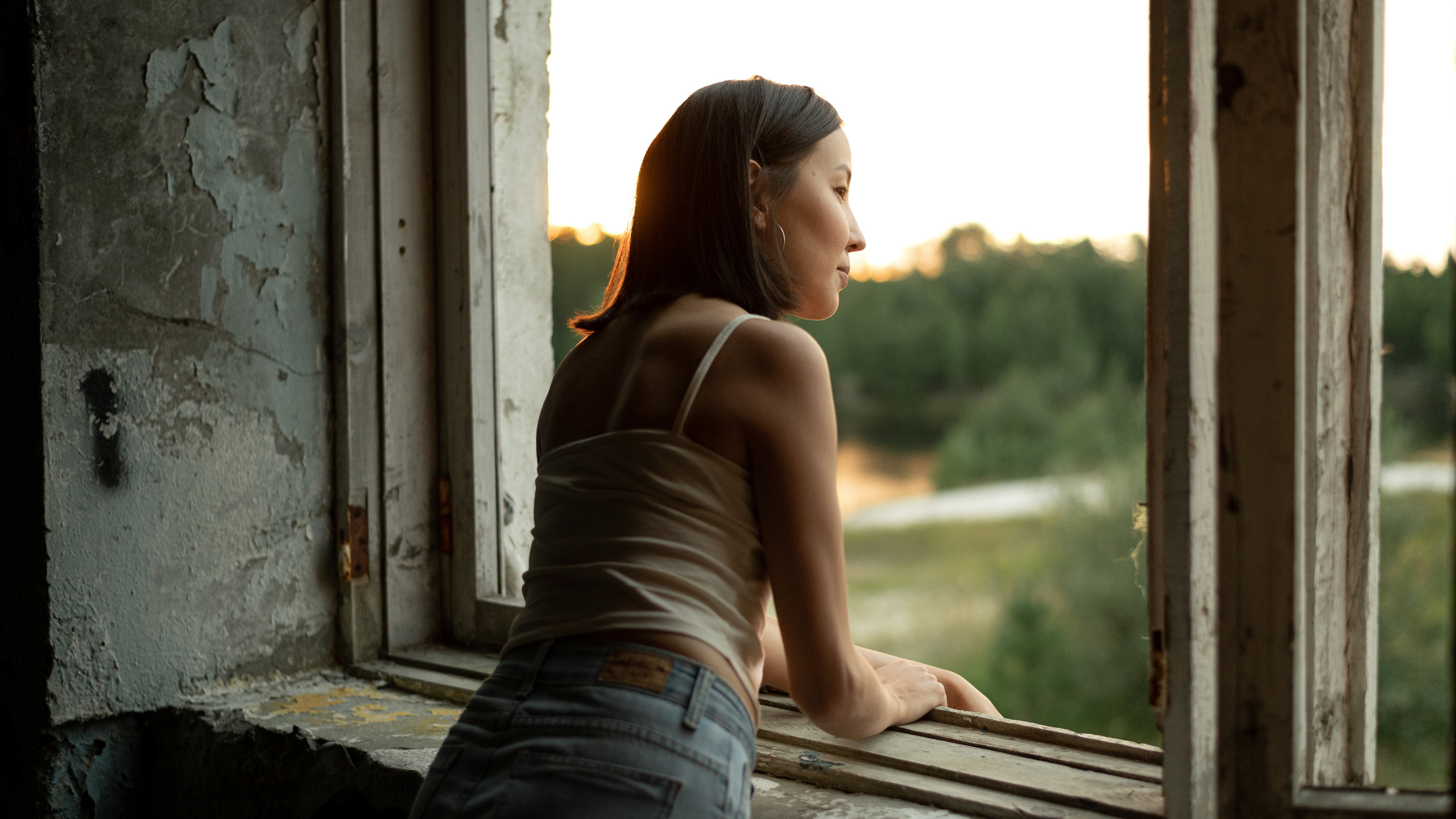 Ильмира на заброшке. Фотограф Нижний Новгород