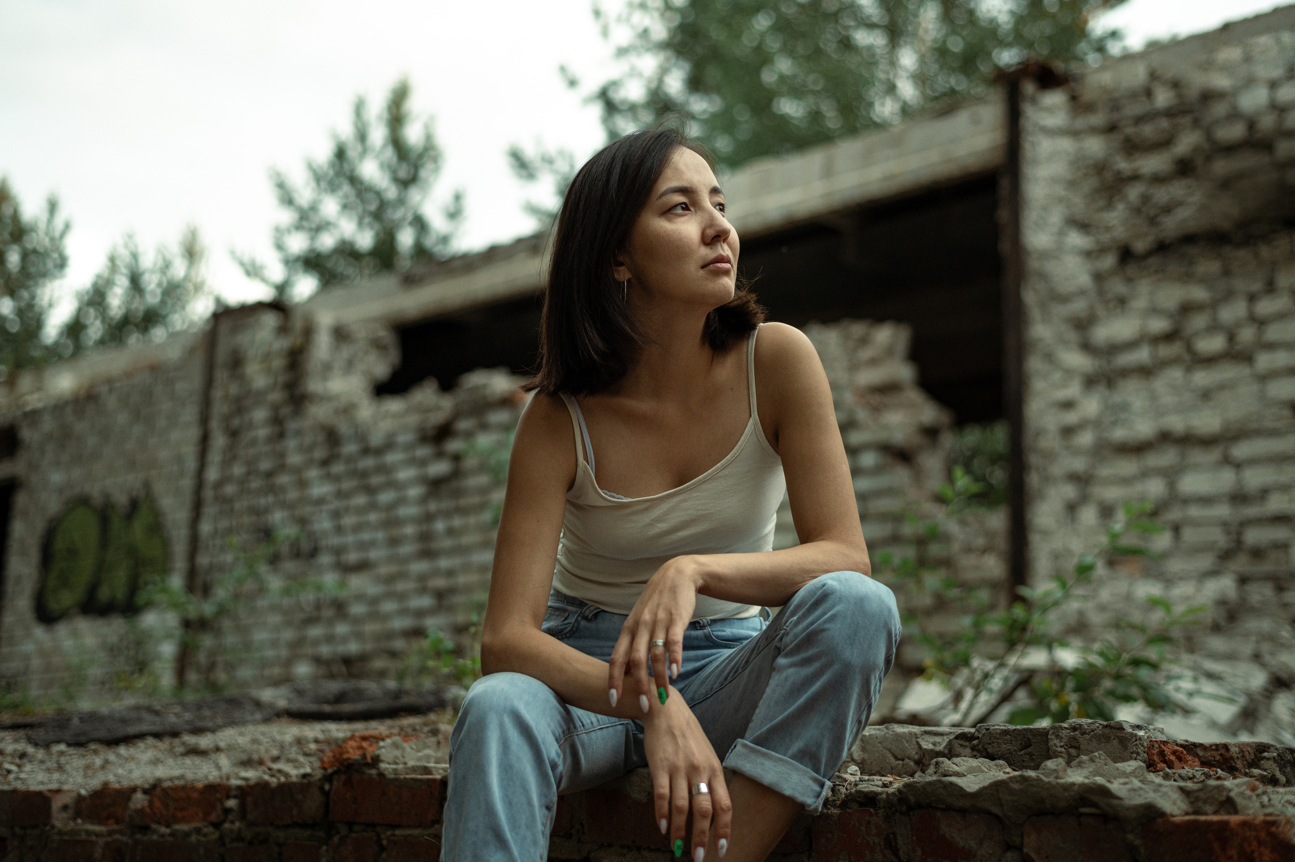 Ильмира на заброшке. Фотограф Нижний Новгород