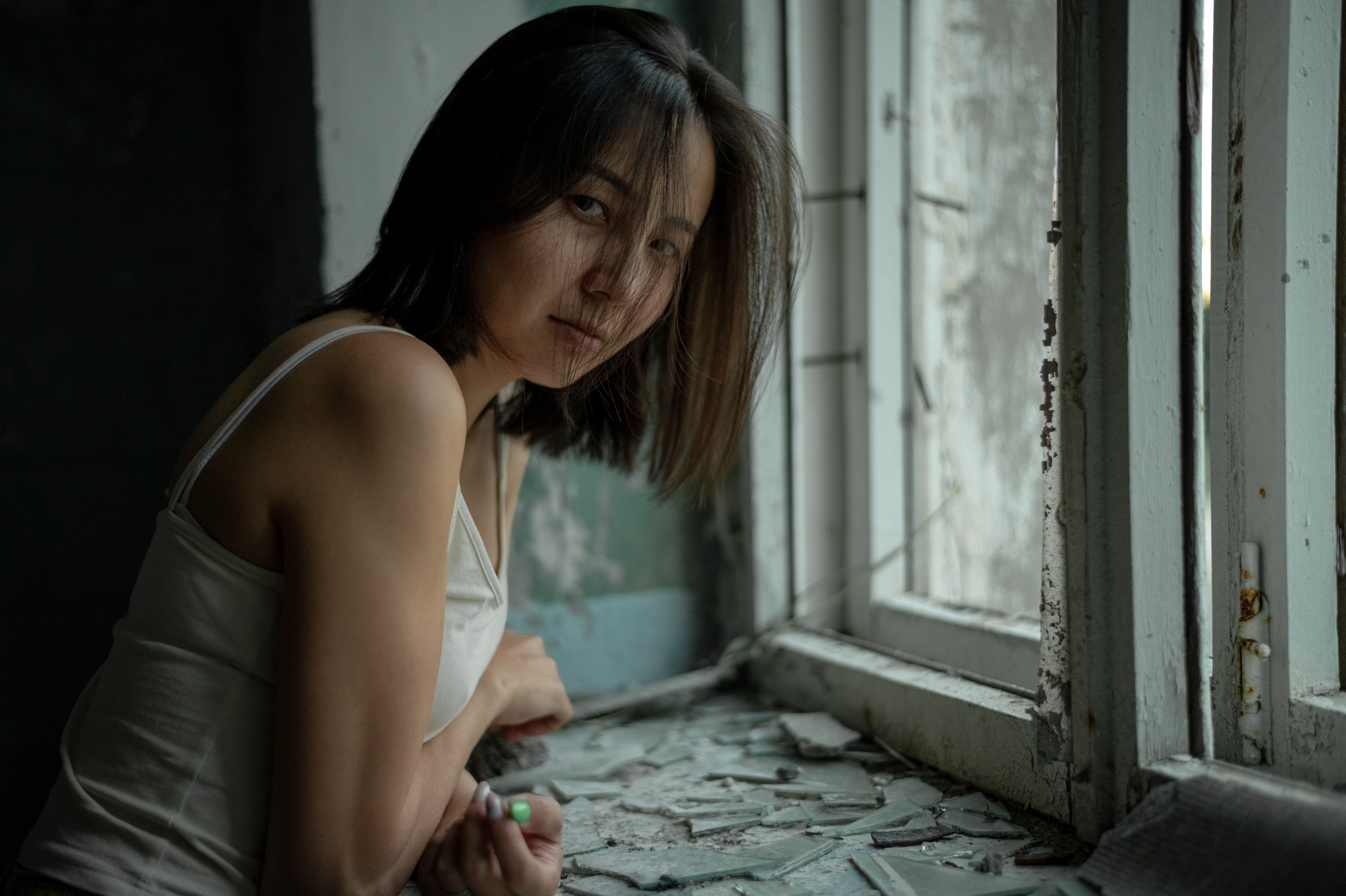 Ильмира на заброшке. Фотограф Нижний Новгород