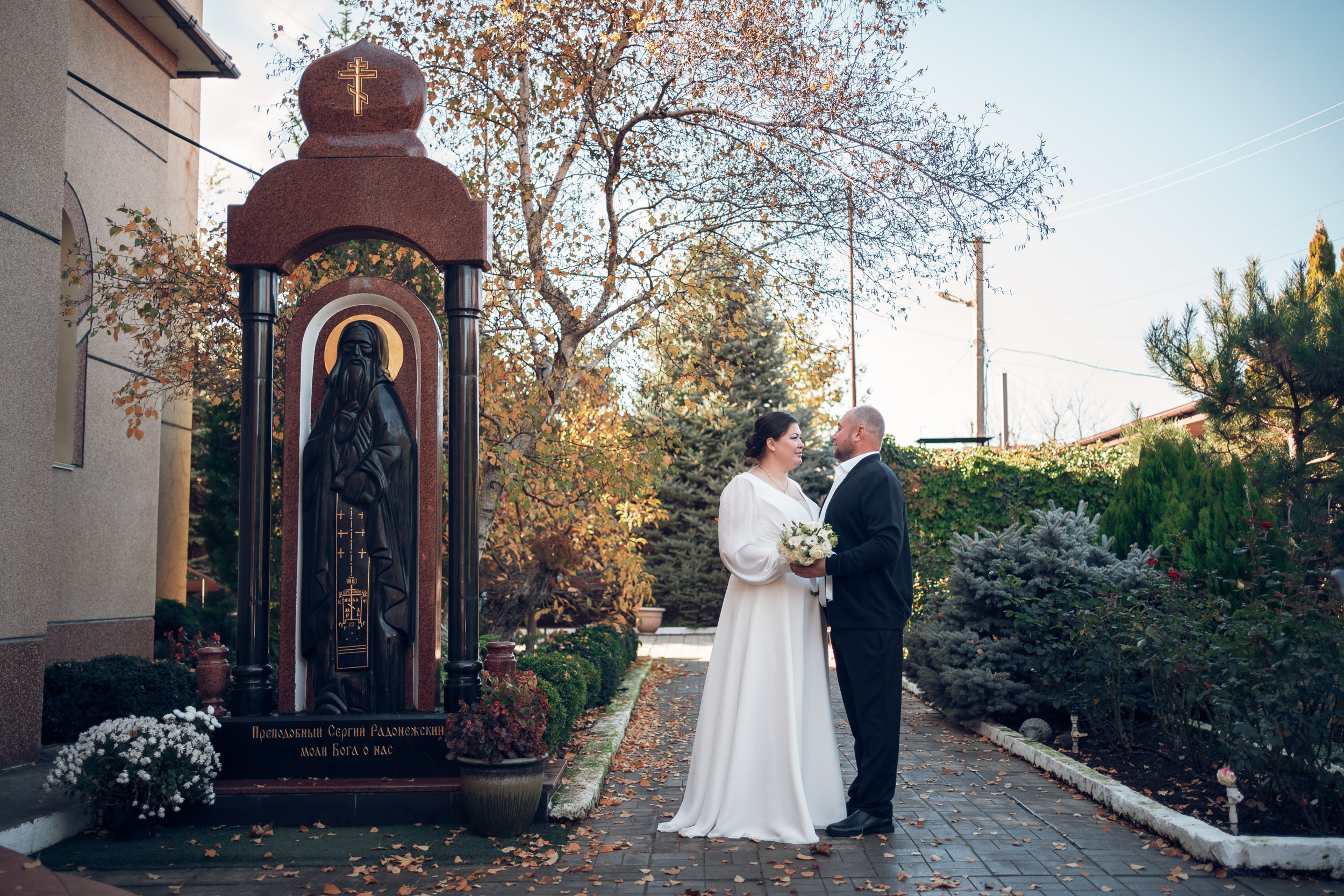 Венчание в храме Прп. Сергия Радонежского с. Орлиное. Церковный фотограф Севастополь