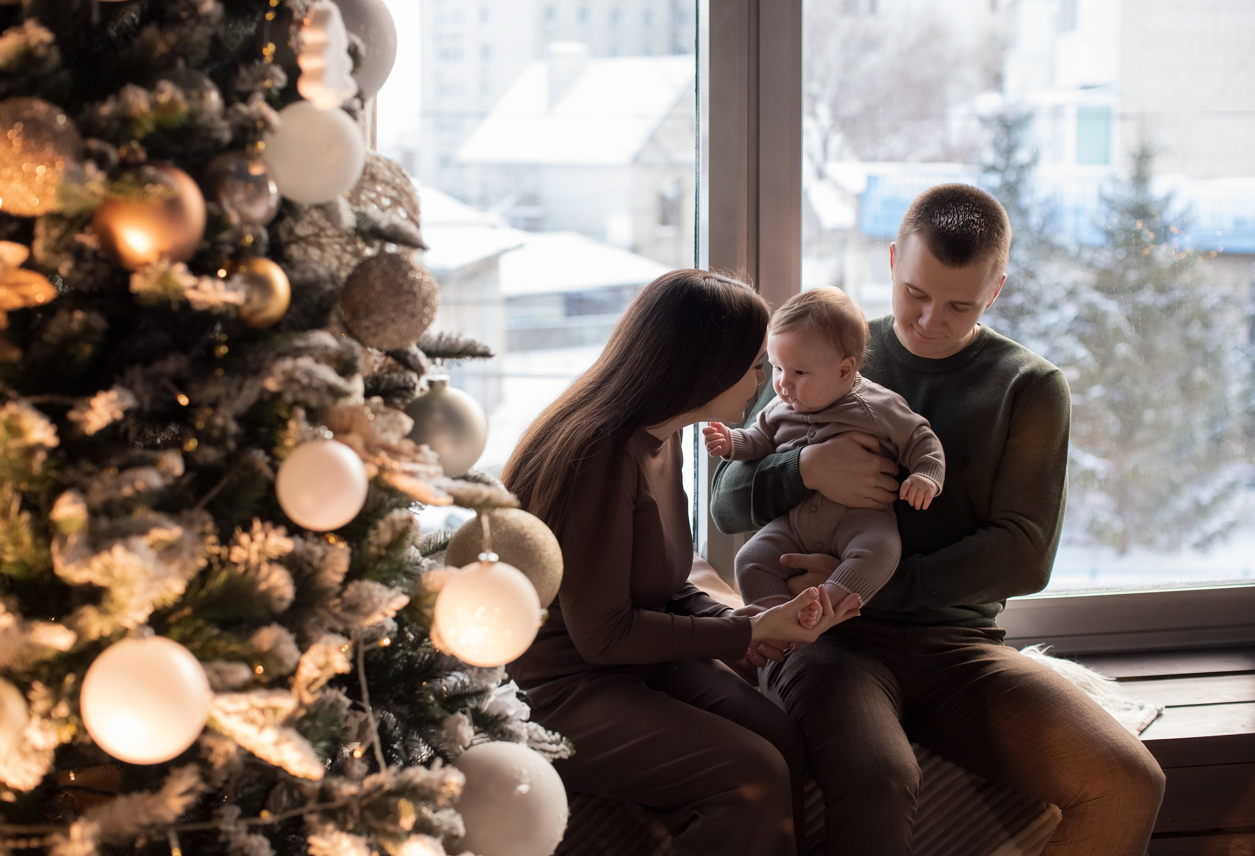 Первый Новый год. Семейный и детский фотограф в Саратове Полина Коткина