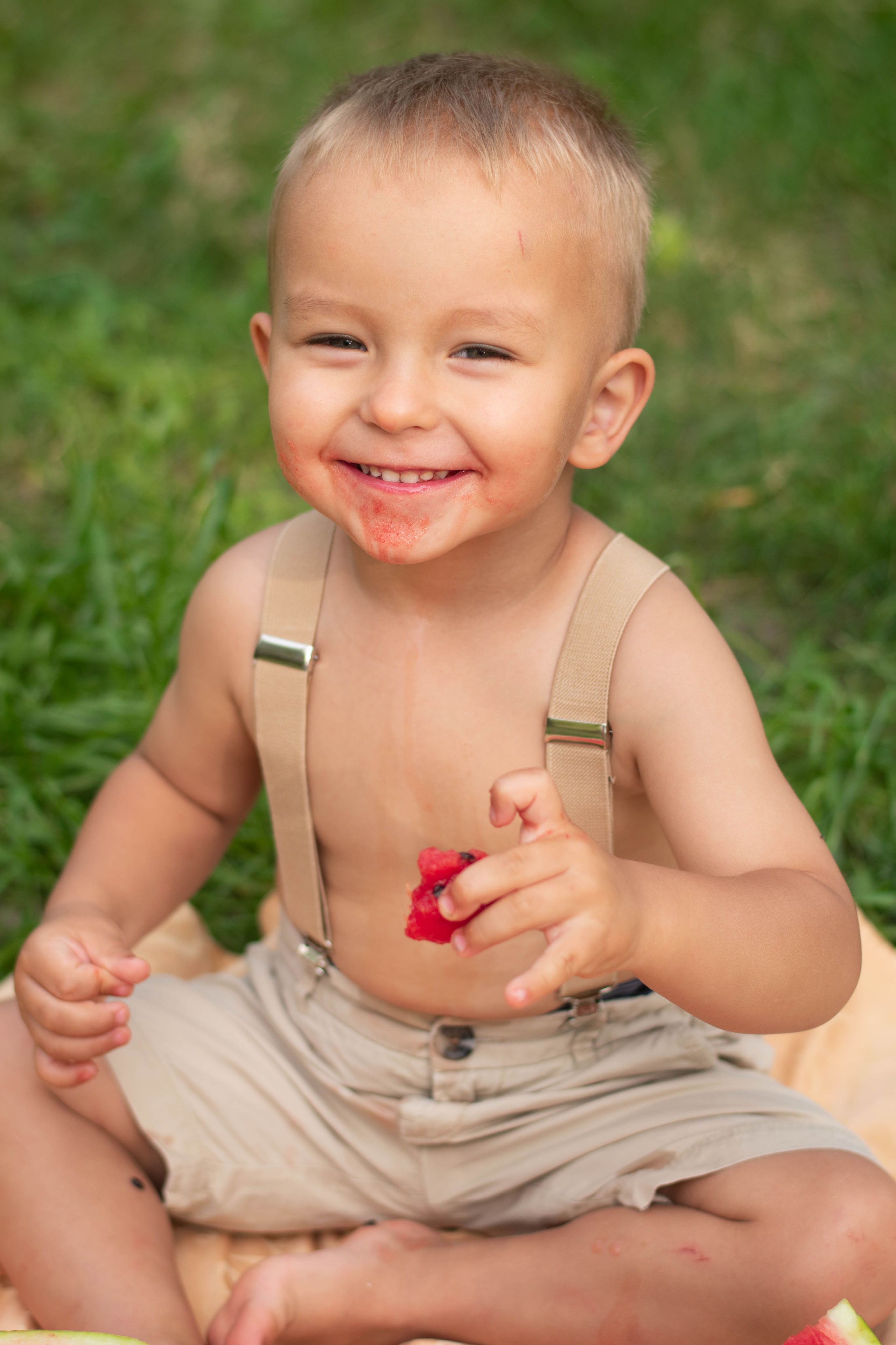 Тимоха и арбуз. Семейный и детский фотограф в Белгороде Сёмкина Екатерина