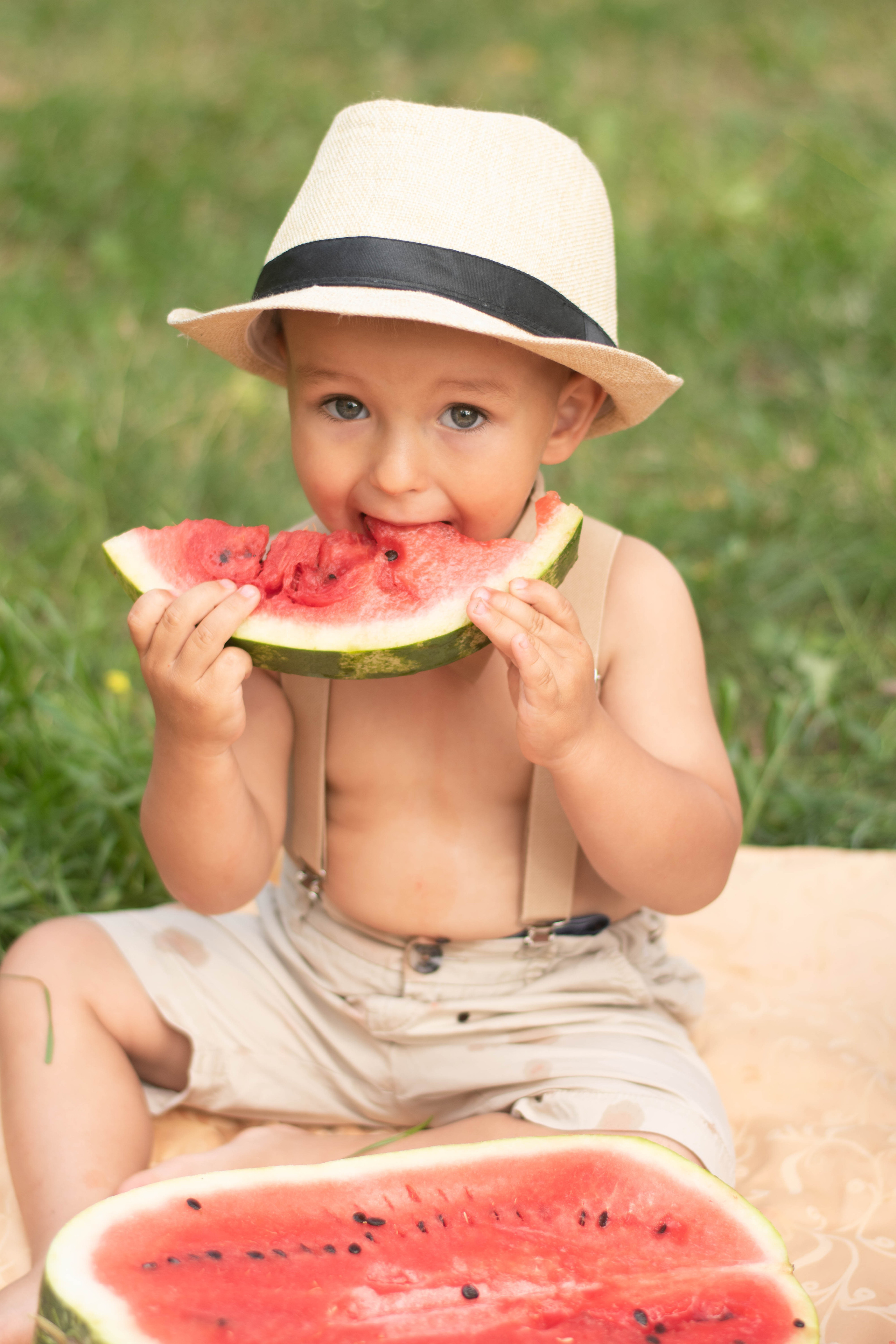 Тимоха и арбуз. Семейный и детский фотограф в Белгороде Сёмкина Екатерина