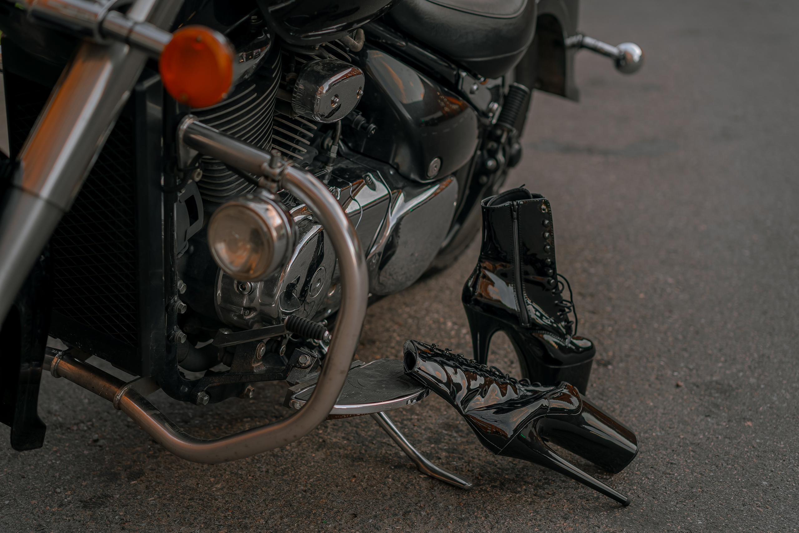 Фотосессия мотоцикл