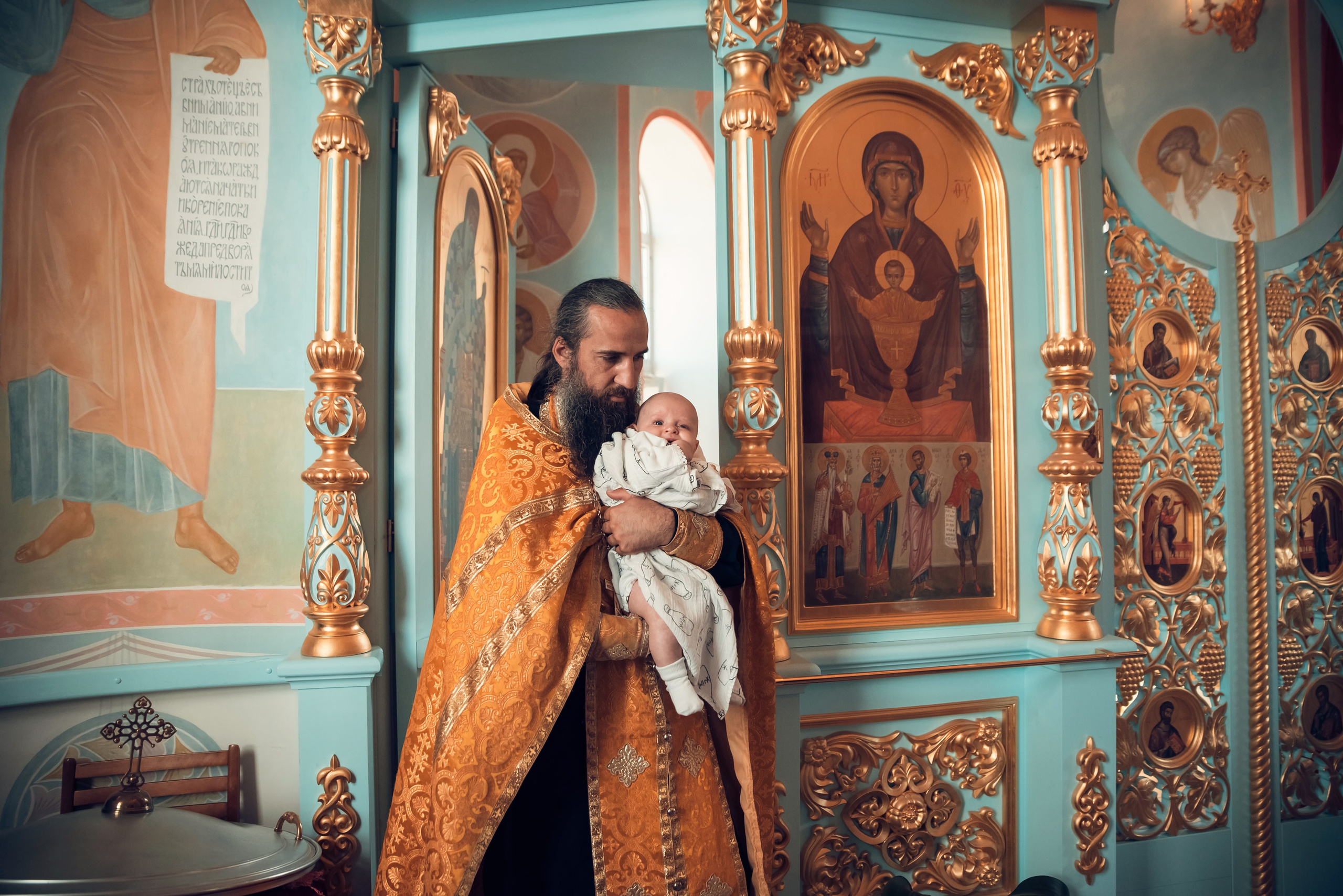 Таинство Крещения Крестовоздвиженский храм. Семейный фотограф Олеся Батурина Рязань