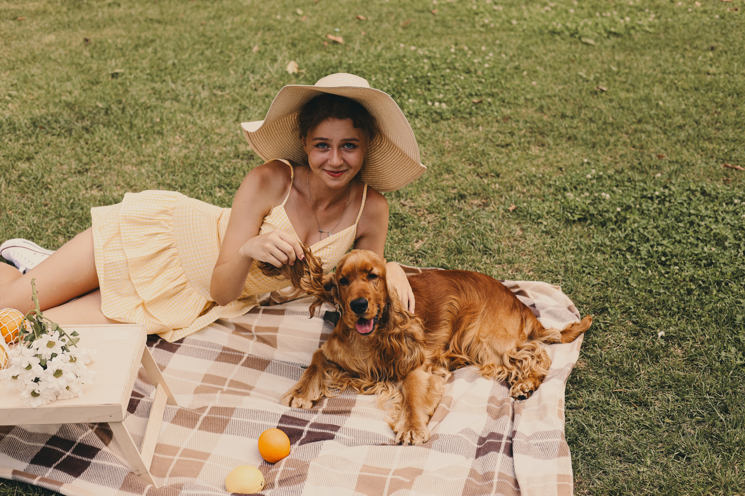 Фотопроект «Пикник со спаниелем». Фотограф Мария Лаенко