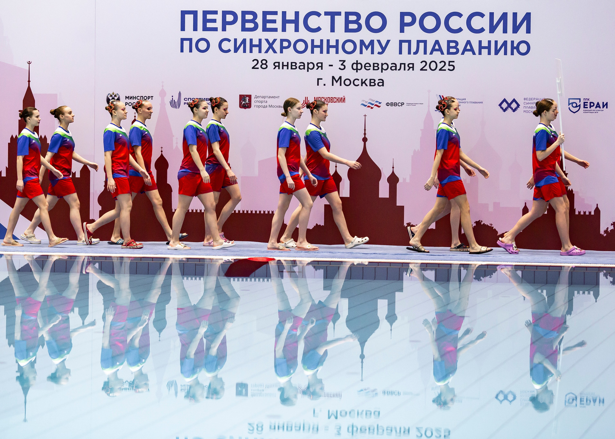 Первенство России по синхронному плаванию. Техническая программа. Группы. Репортажный фотограф в Москве