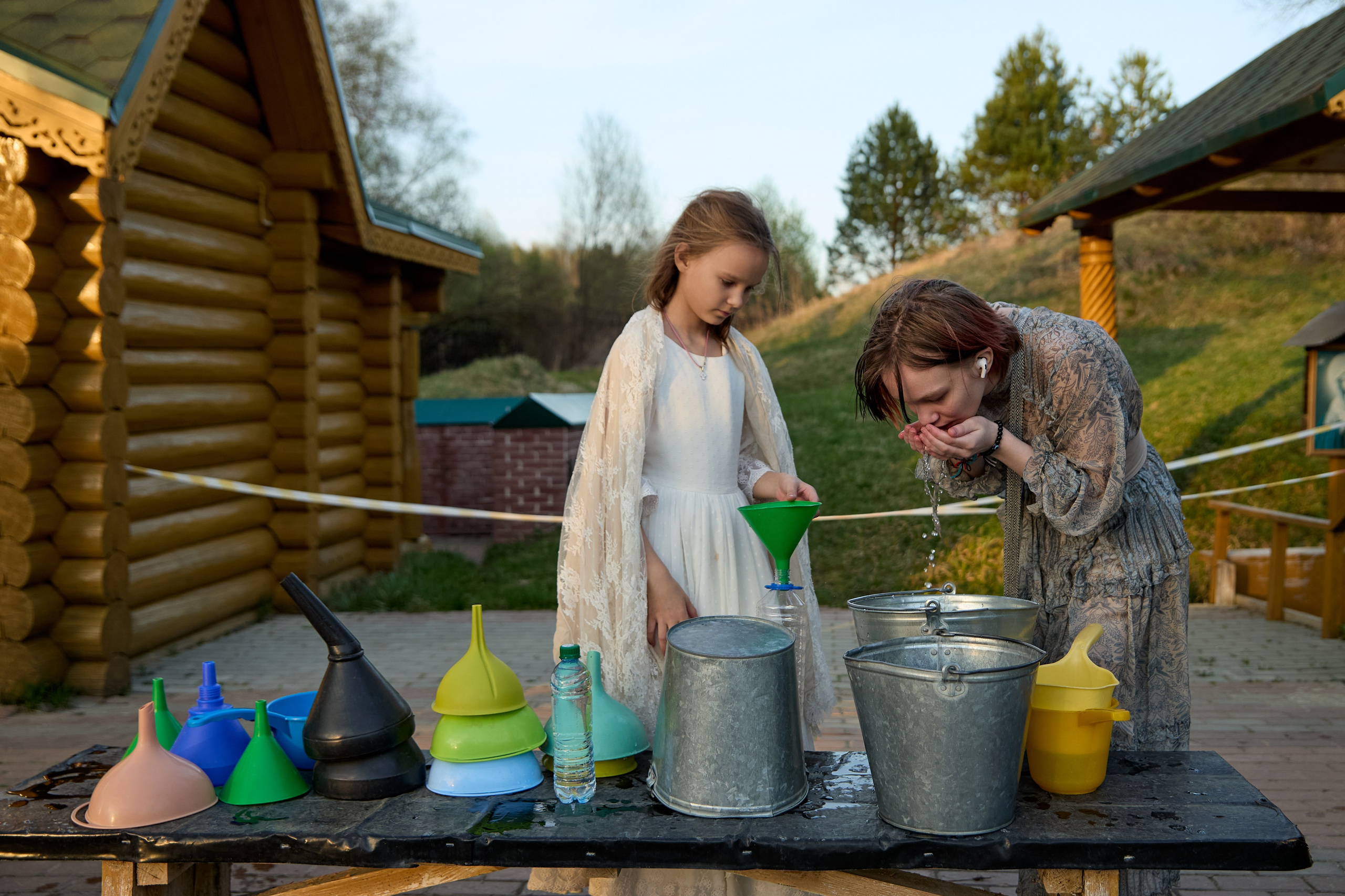 Семейная поездка по источникам. Фотограф в Дивеево