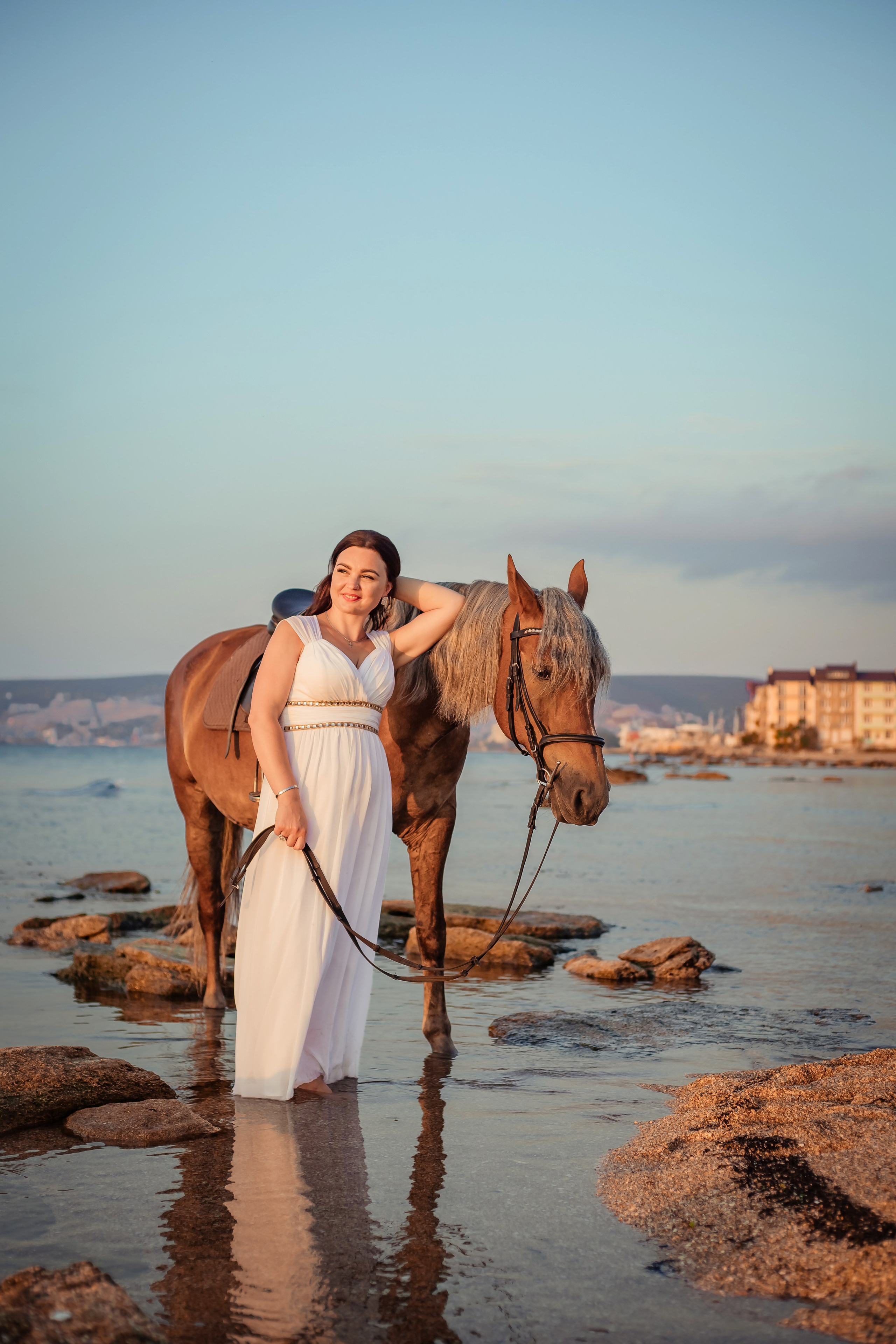 Фотосессия на море с лошадью. Фотограф в Феодосии Наталья Булгакова