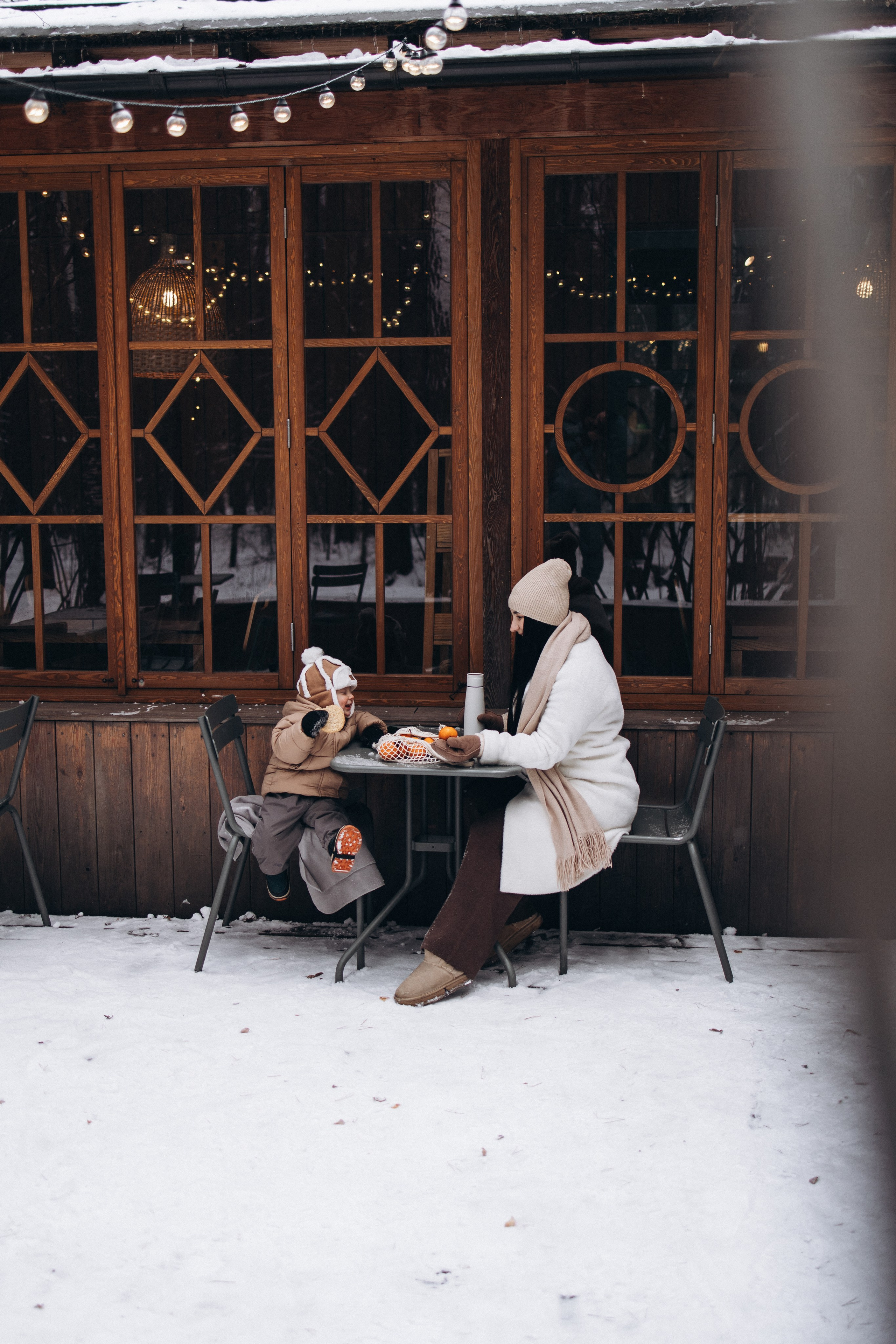 Зимняя прогулка в лесу. Настя и Мирон. Семейный и детский фотограф в Москве Маргарита Сереброва