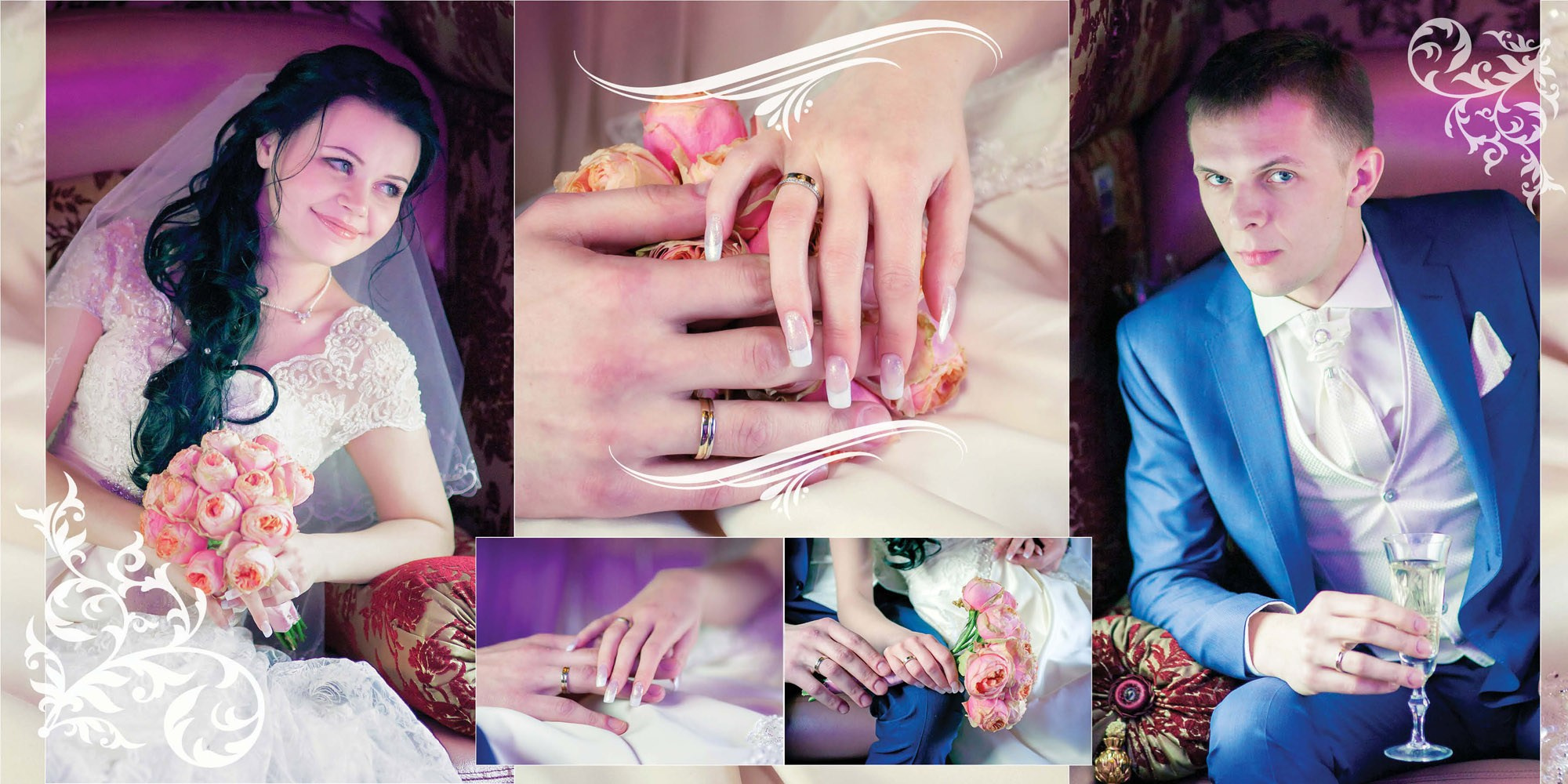 Свадебная Фотокнига Роман и Оксана. Skazka.wfolio.pro