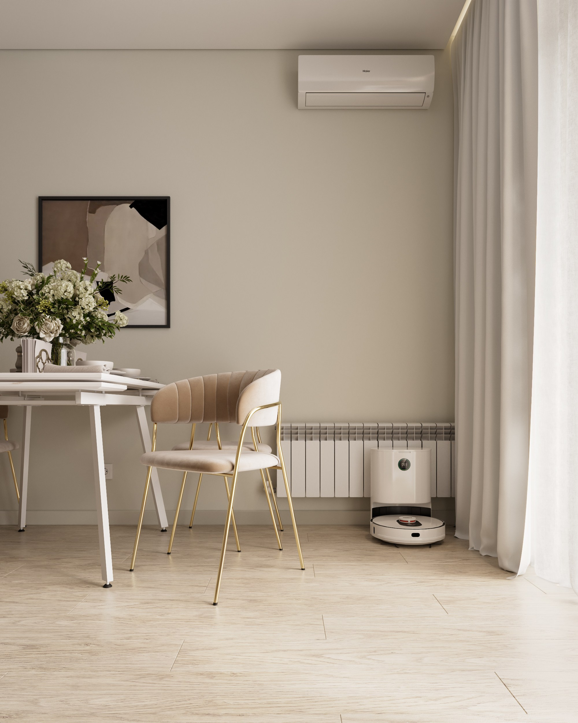 Квартира 70 кв. м. для семьи с ребенком ЖК «Смартполет». Дизайнер интерьеров Ростов-на-Дону Кристина Карпенко