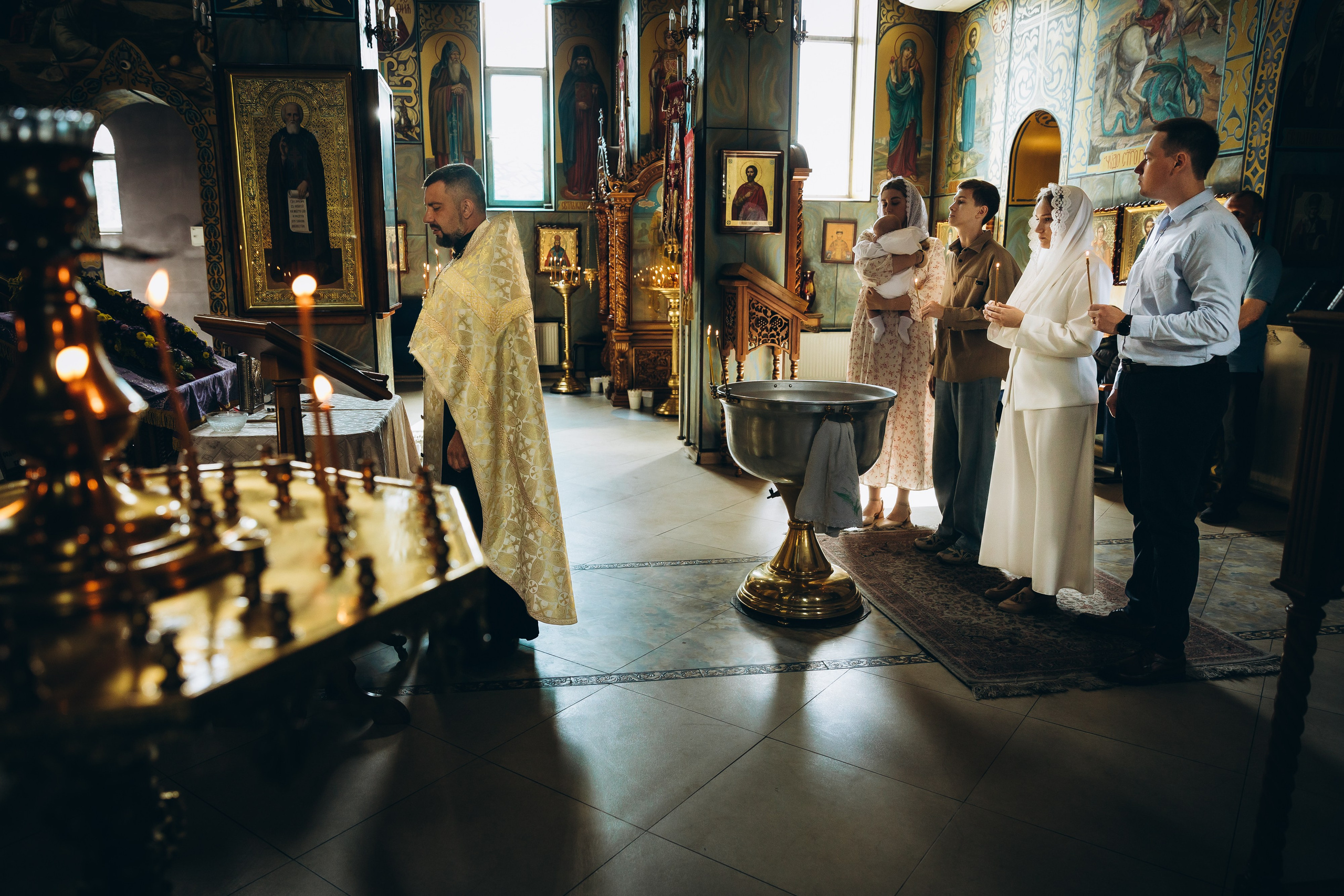 Таинство Крещения Ильи. Фотограф в Краснодаре Алла Потоцкая