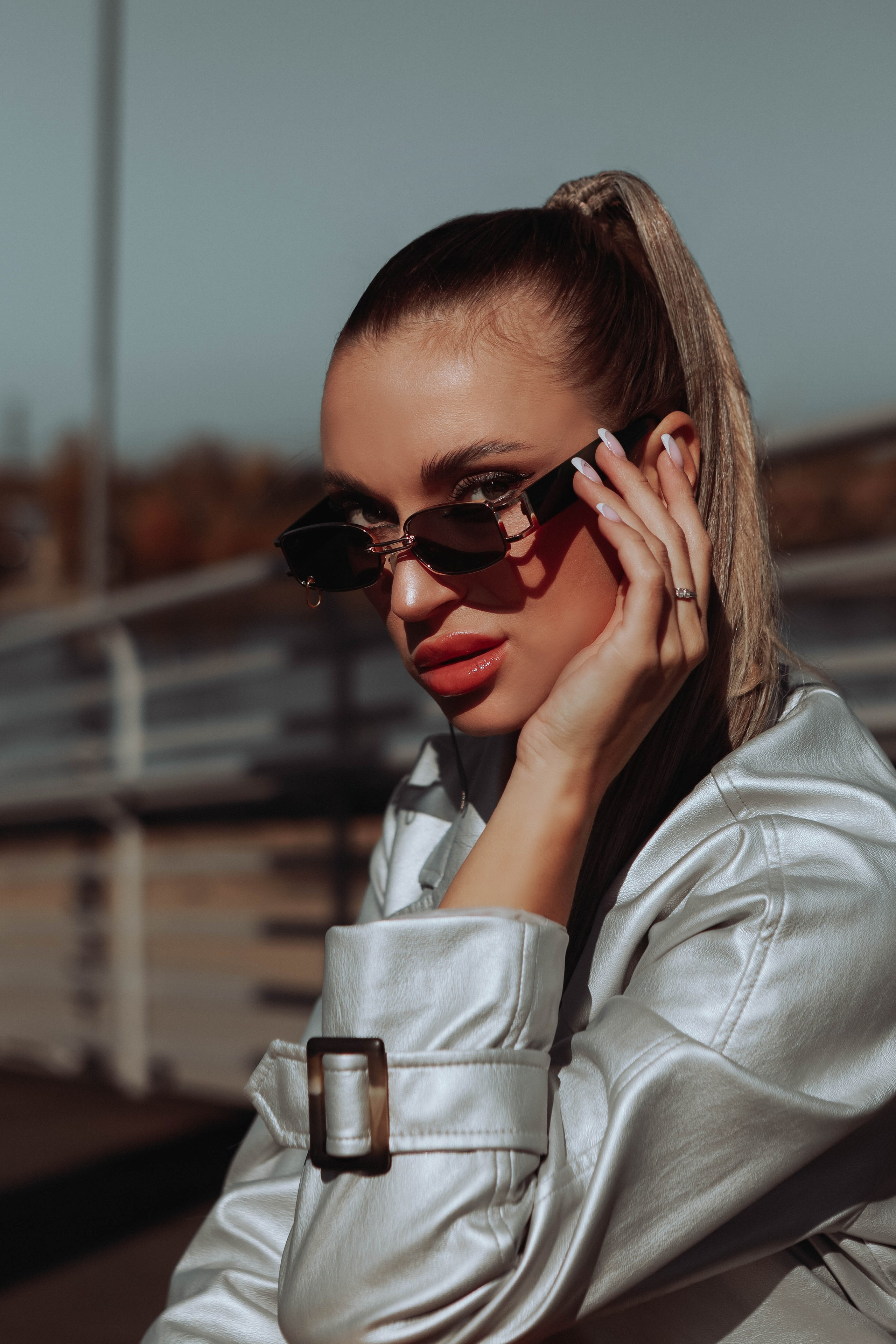 Кристина на мосту. Фотограф в Иркутске