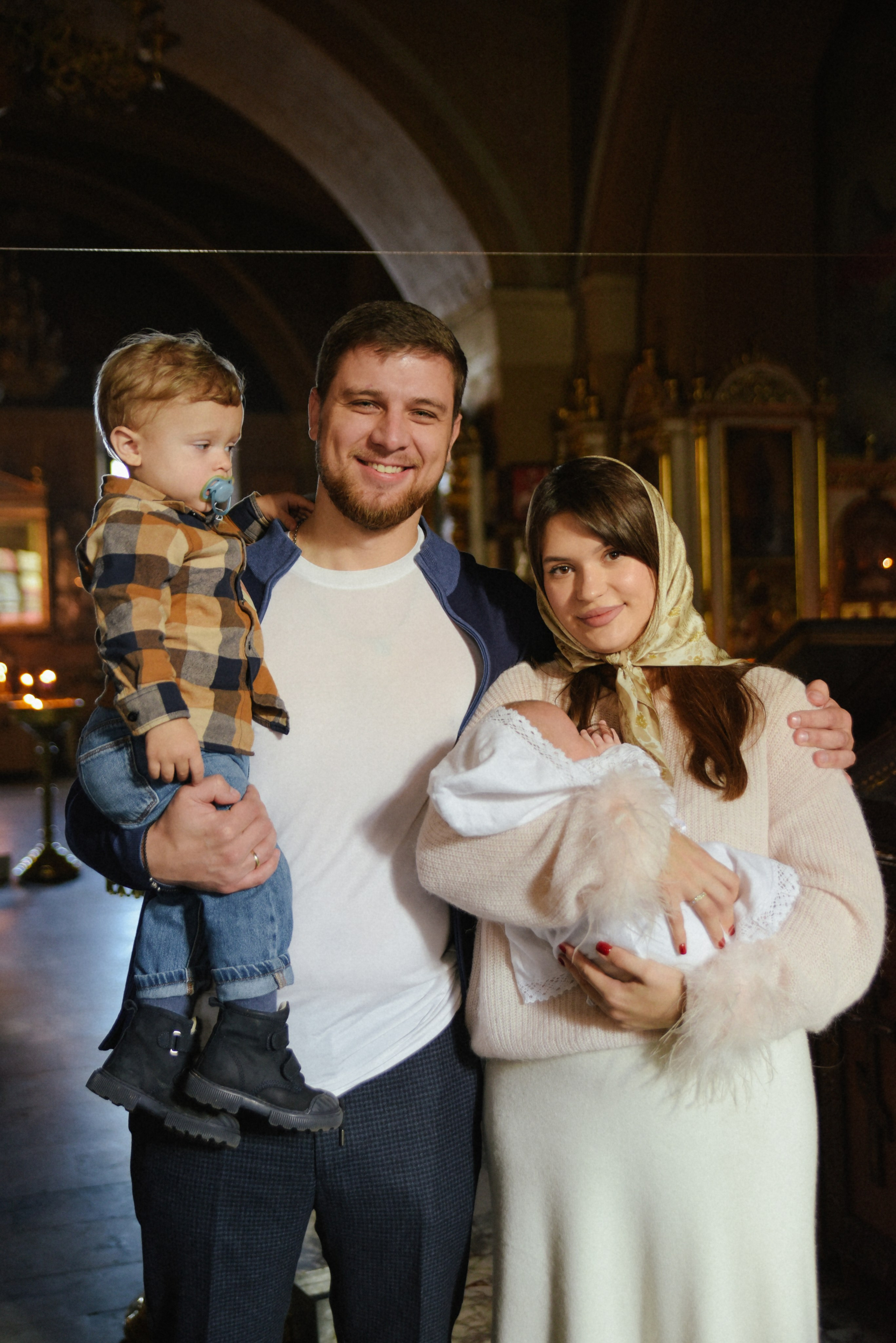 Таинство крещения Савва Храм Воскресения Словущего в Даниловской Слободе. Фотограф Лола Волна, город Москва