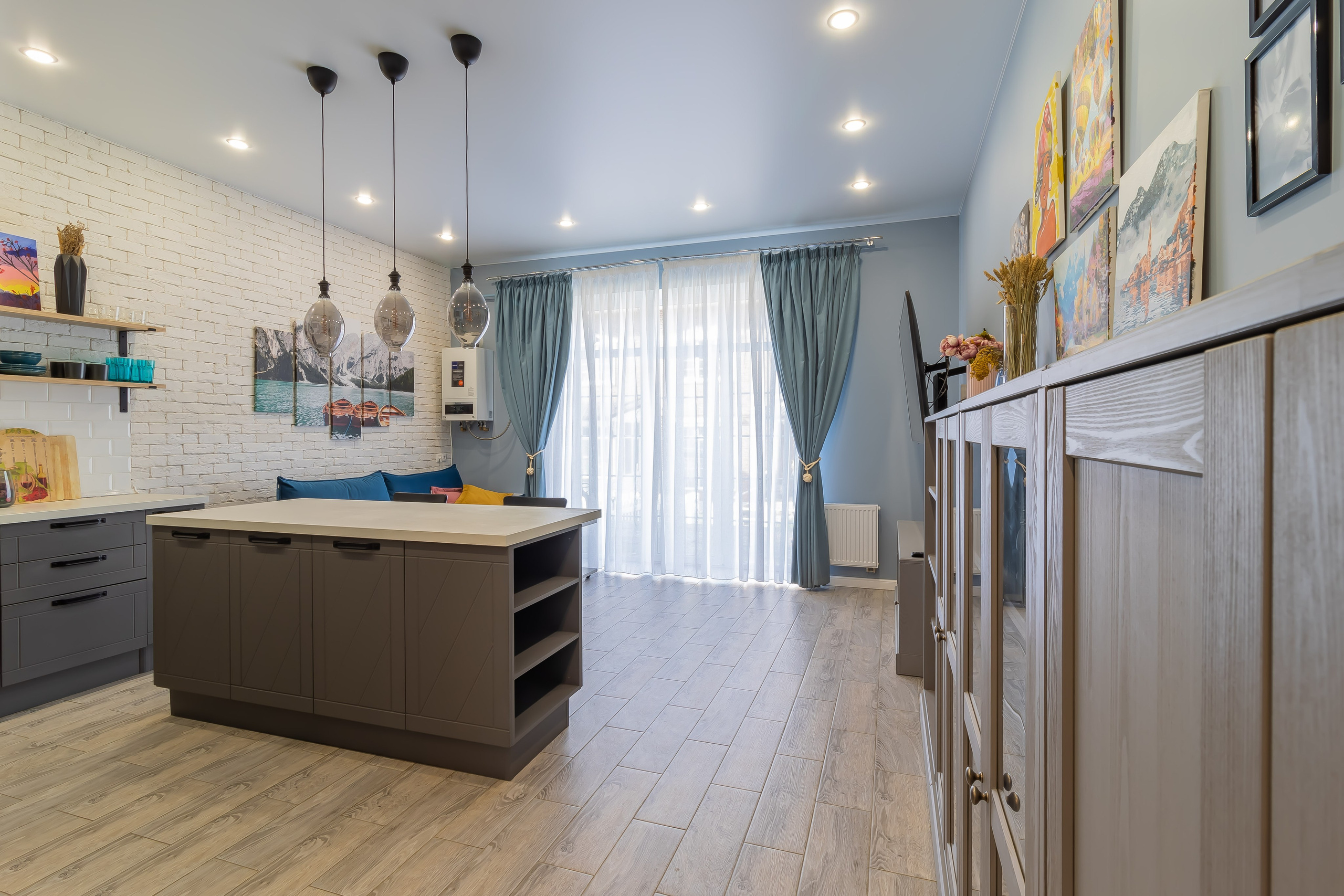 Пентхаус в ЖК «Академия парк». Интерьерный фотограф в Москве Сергей Чекмезов