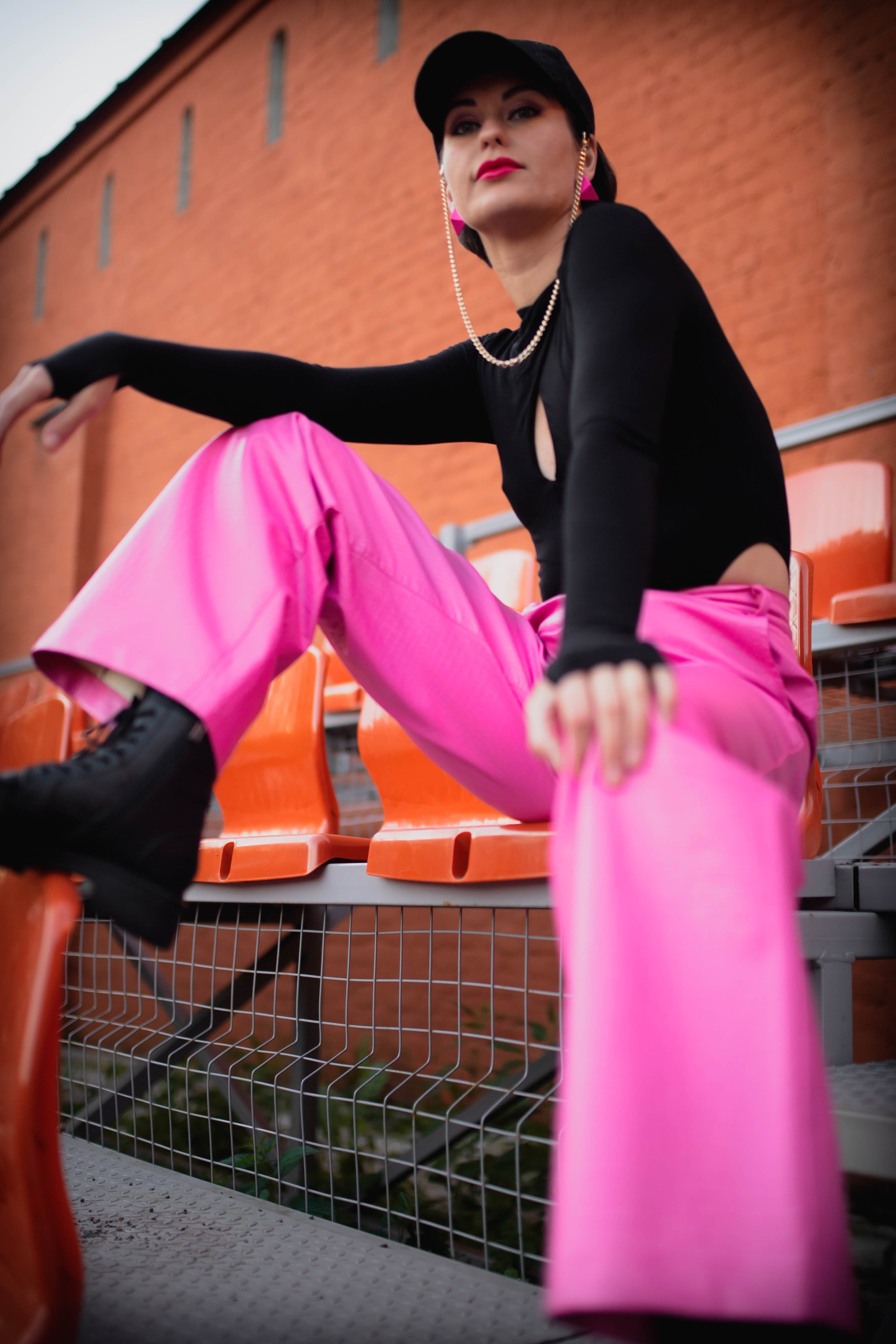 Рассвет на стадионе с Ольгой. Александра Мельниченко/ Бегающий фотограф