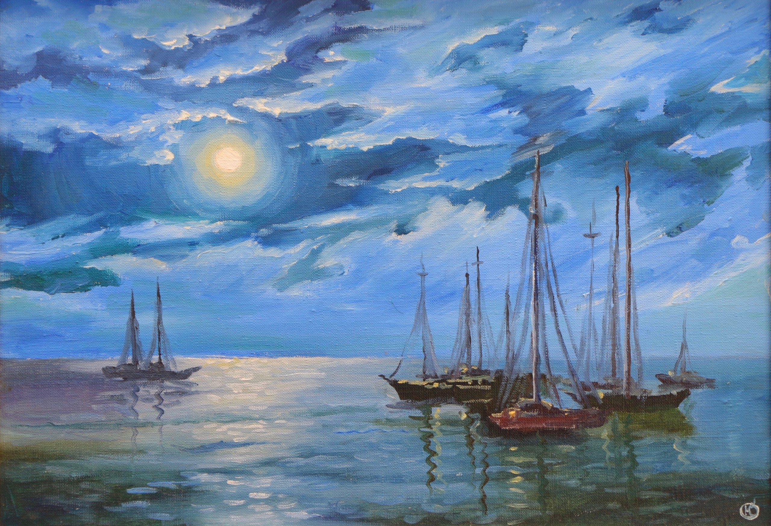 Морские пейзажи. Продажа картин маслом на холсте в г. Ялта