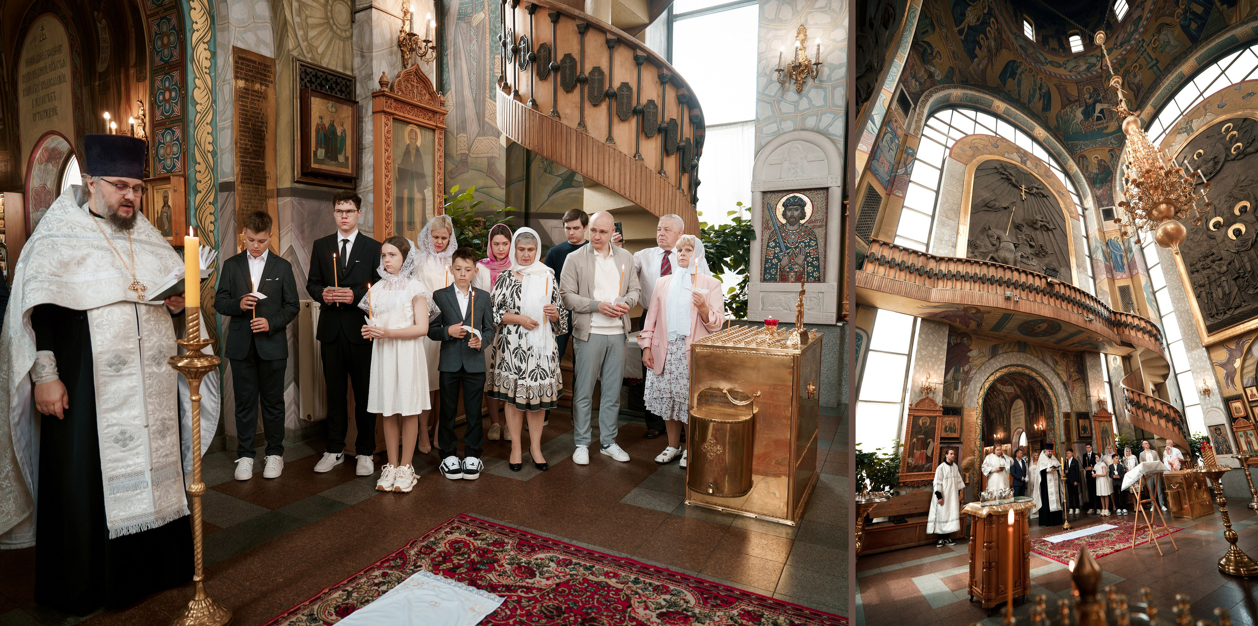 Храм Святого Великомученика Георгия Победоносца на Поклонной Горе, венчание 