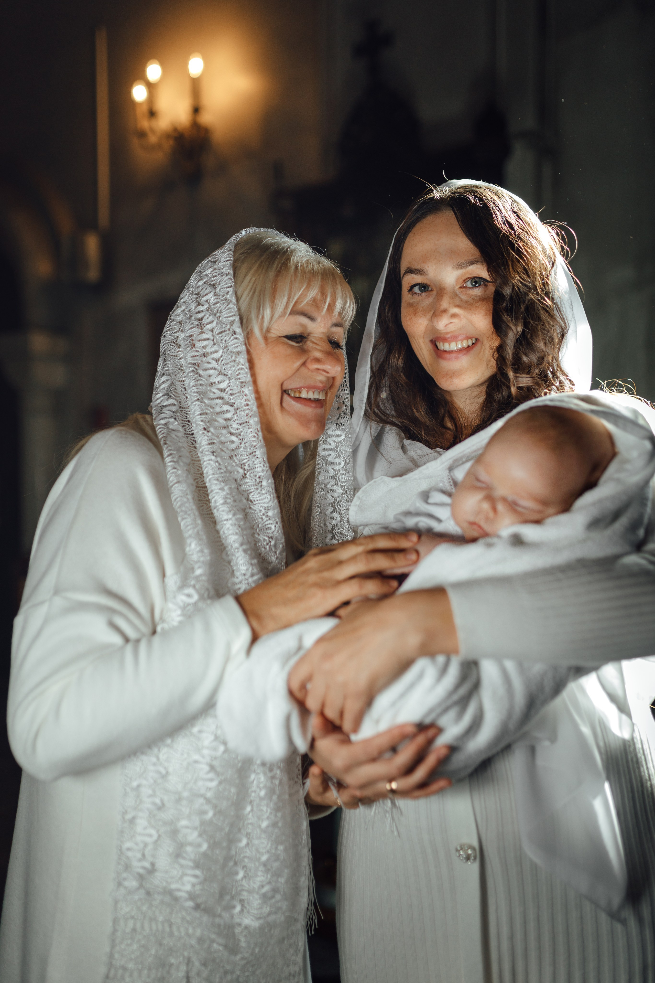 Крещение Тимура храм иконы Всех Скорбящих Радость, октябрь 2024