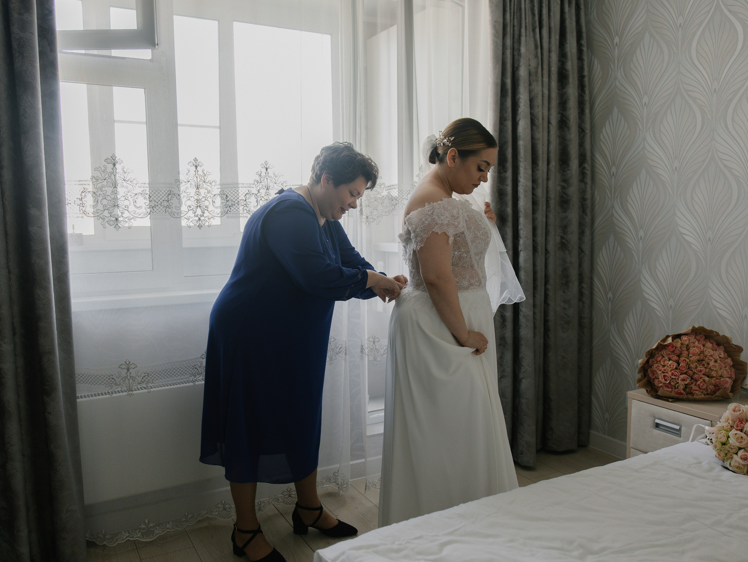 Свадебная съемка в Царицыно. Евгений и Надежда. Свадебный фотограф в Москве и Смоленской области Анна Мазурова