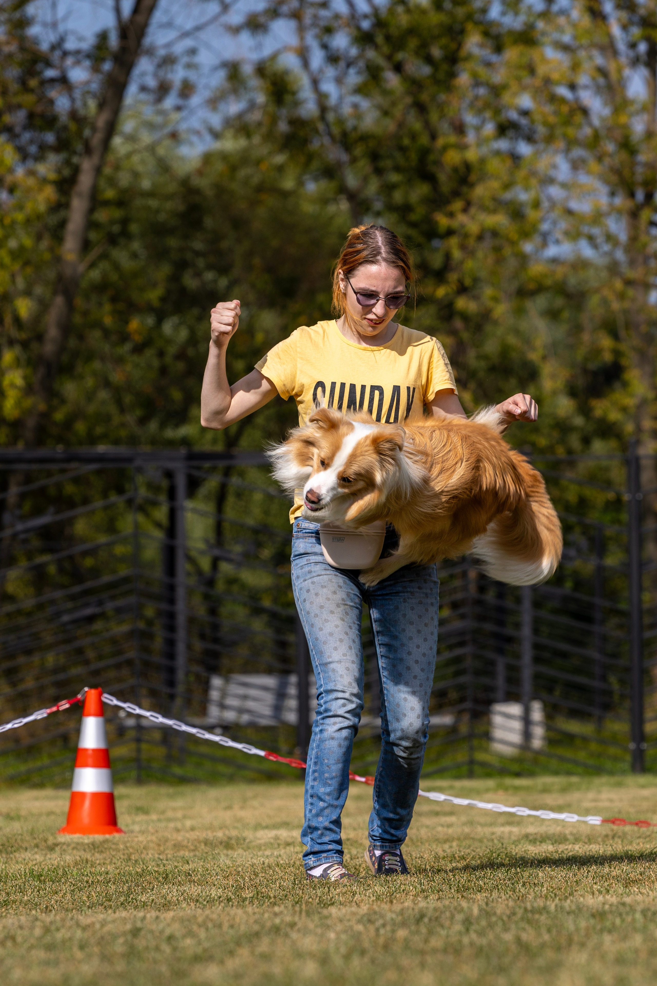 Съемка мероприятия: конкурс по танцам с собаками. Фотография. Юрий Савин